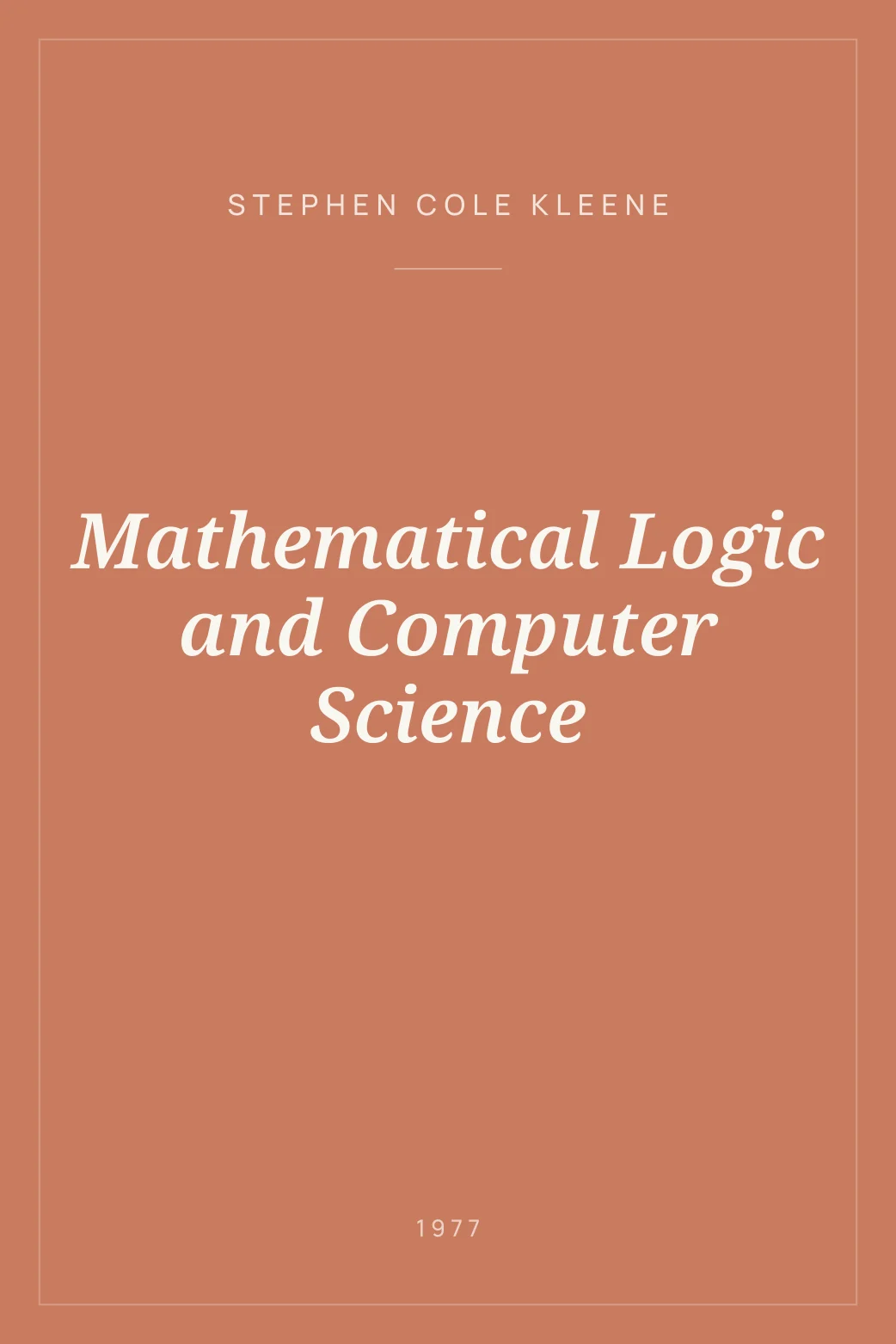 Portada de Mathematical Logic and Computer Science