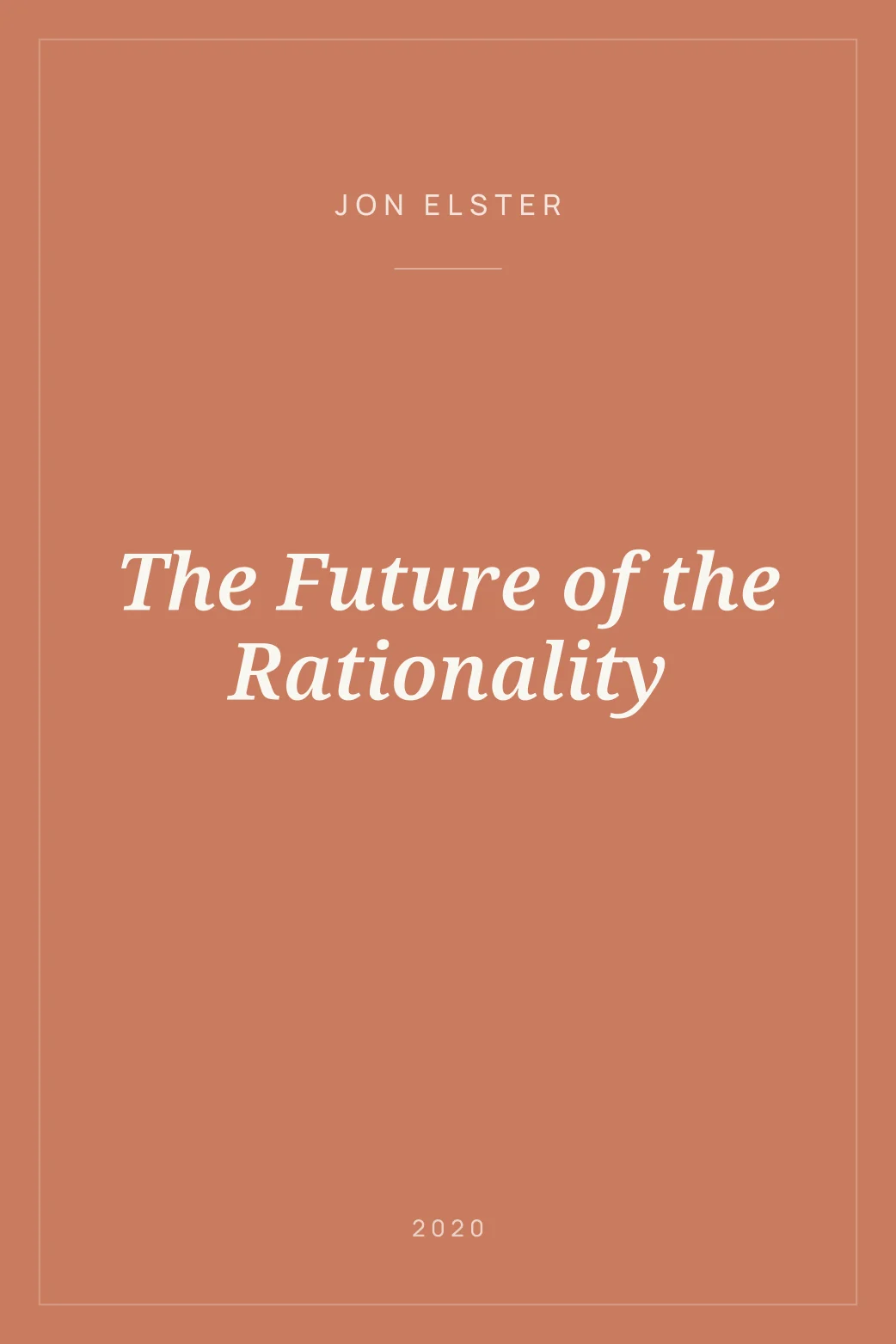 Portada de The Future of the Rationality