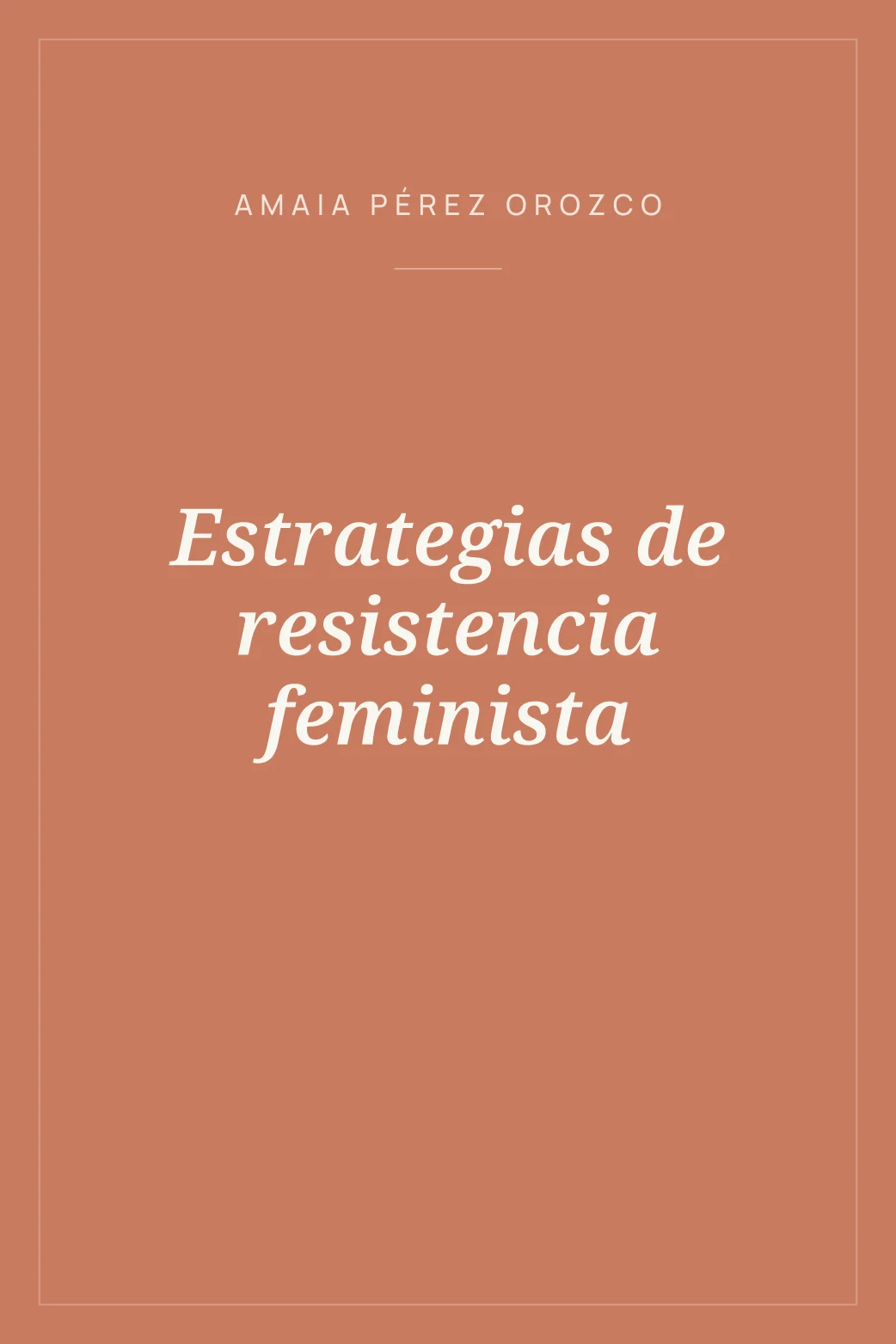 Portada de Estrategias de resistencia feminista