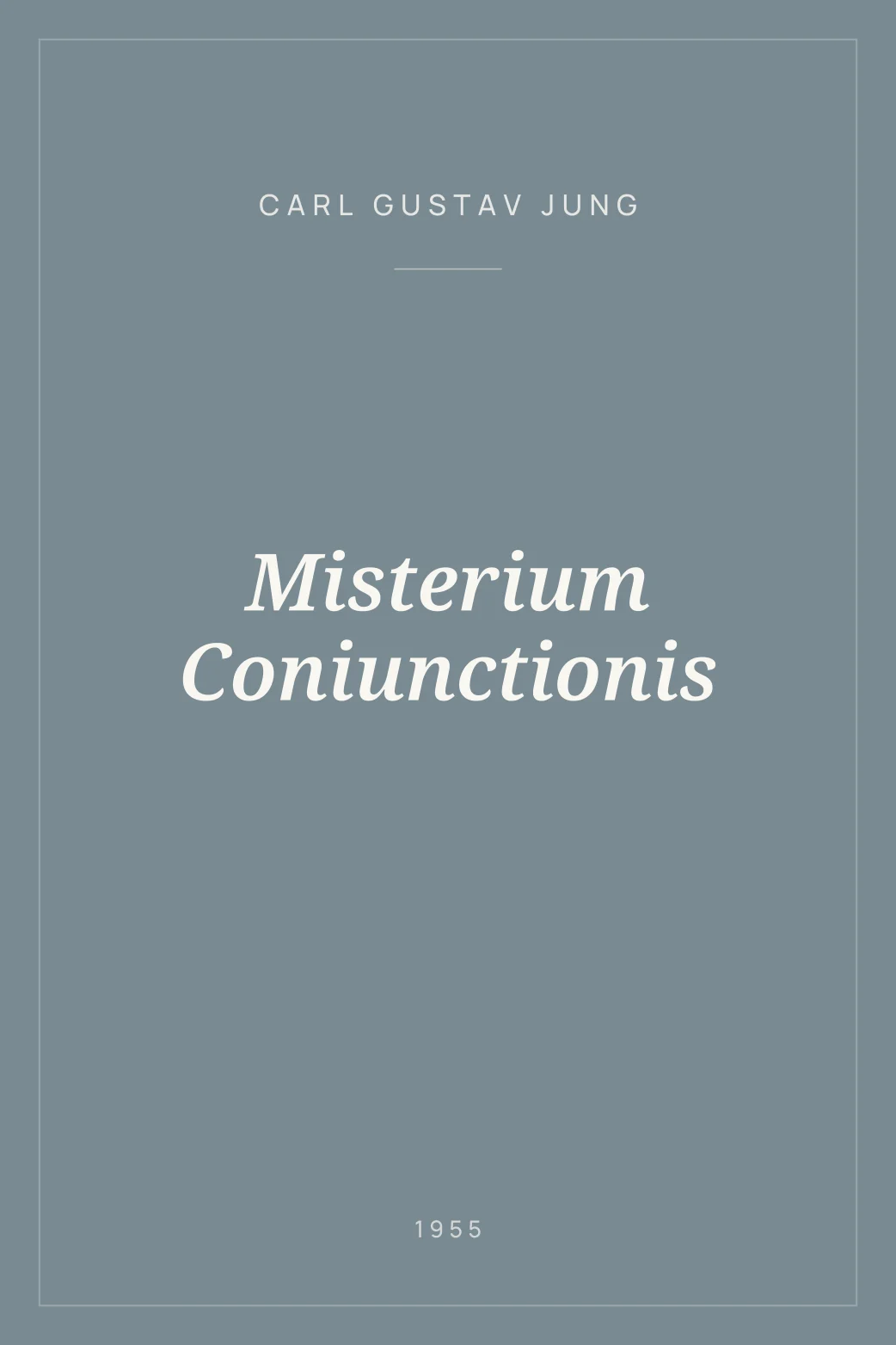 Portada de Misterium Coniunctionis