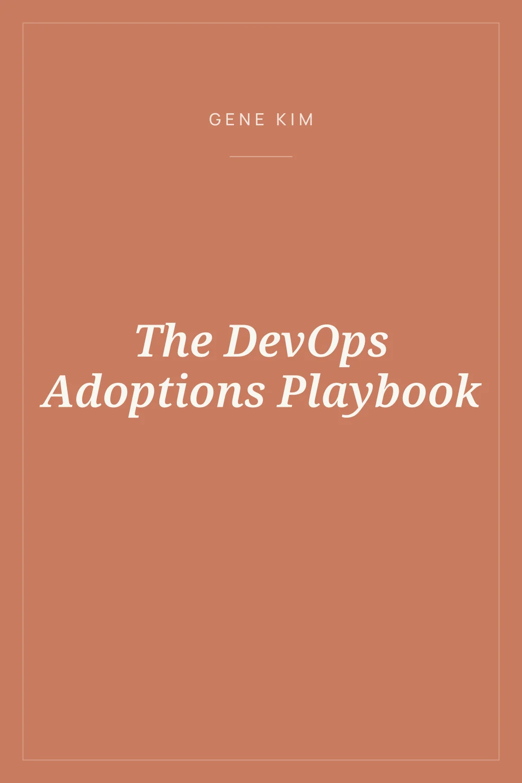 Portada de The DevOps Adoptions Playbook