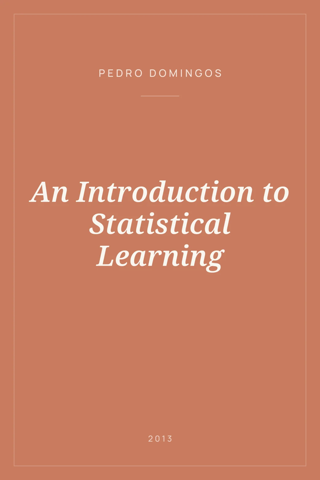 Portada de An Introduction to Statistical Learning