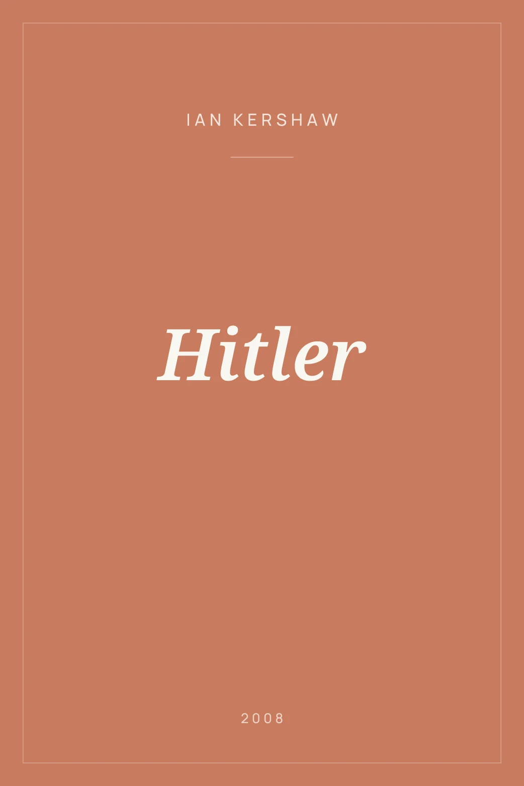 Portada de Hitler