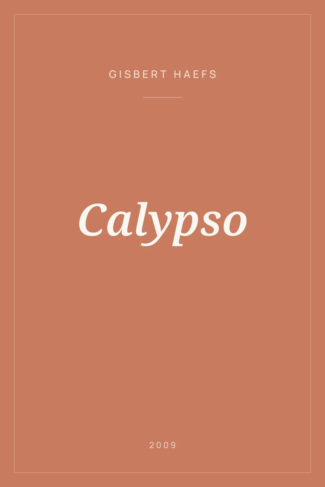 Portada de Calypso