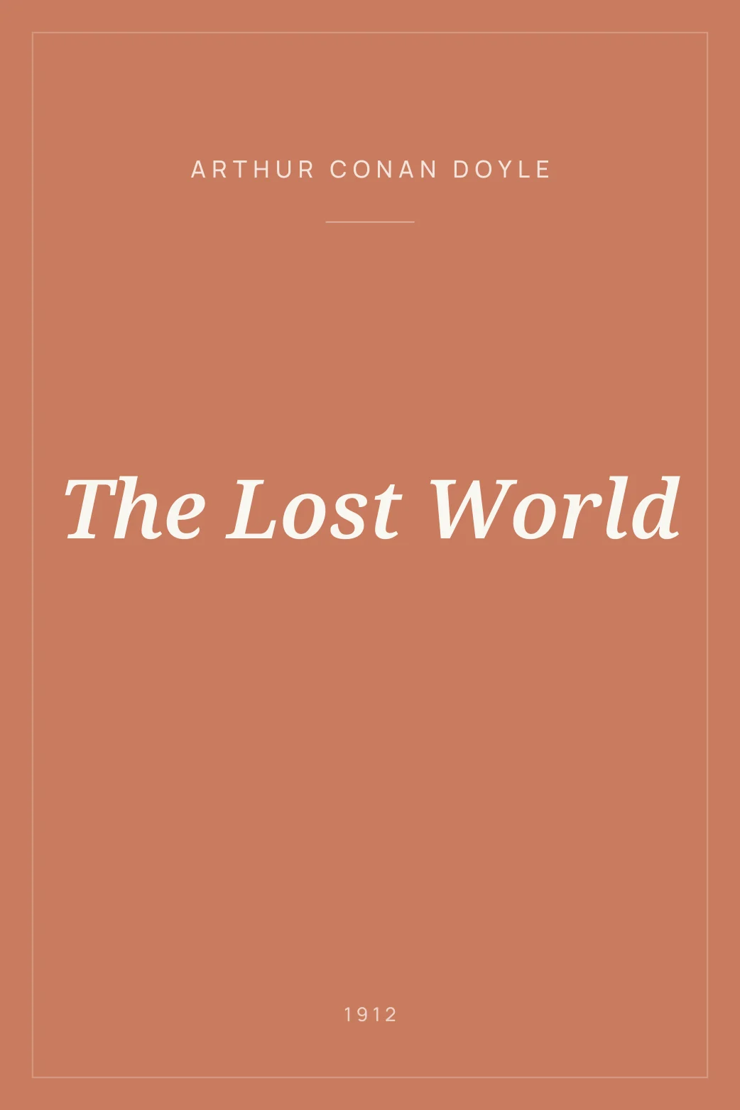 Portada de The Lost World