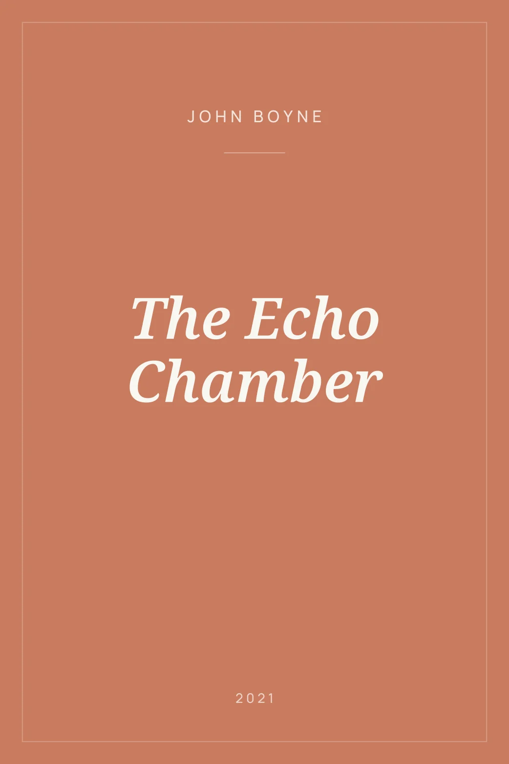 Portada de The Echo Chamber