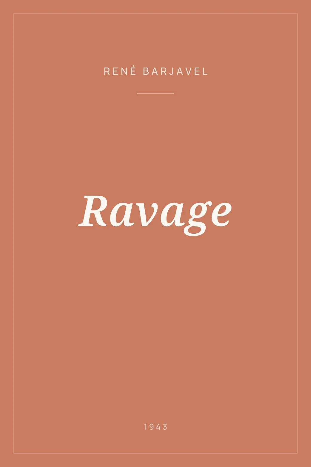Portada de Ravage