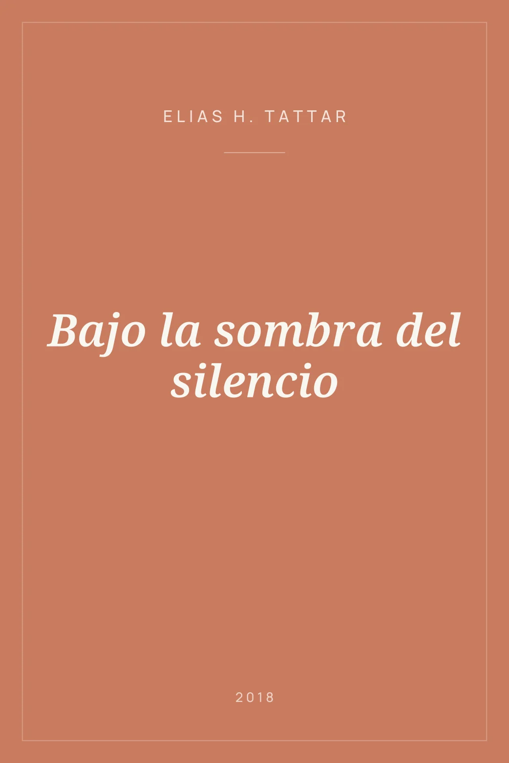 Portada de Bajo la sombra del silencio