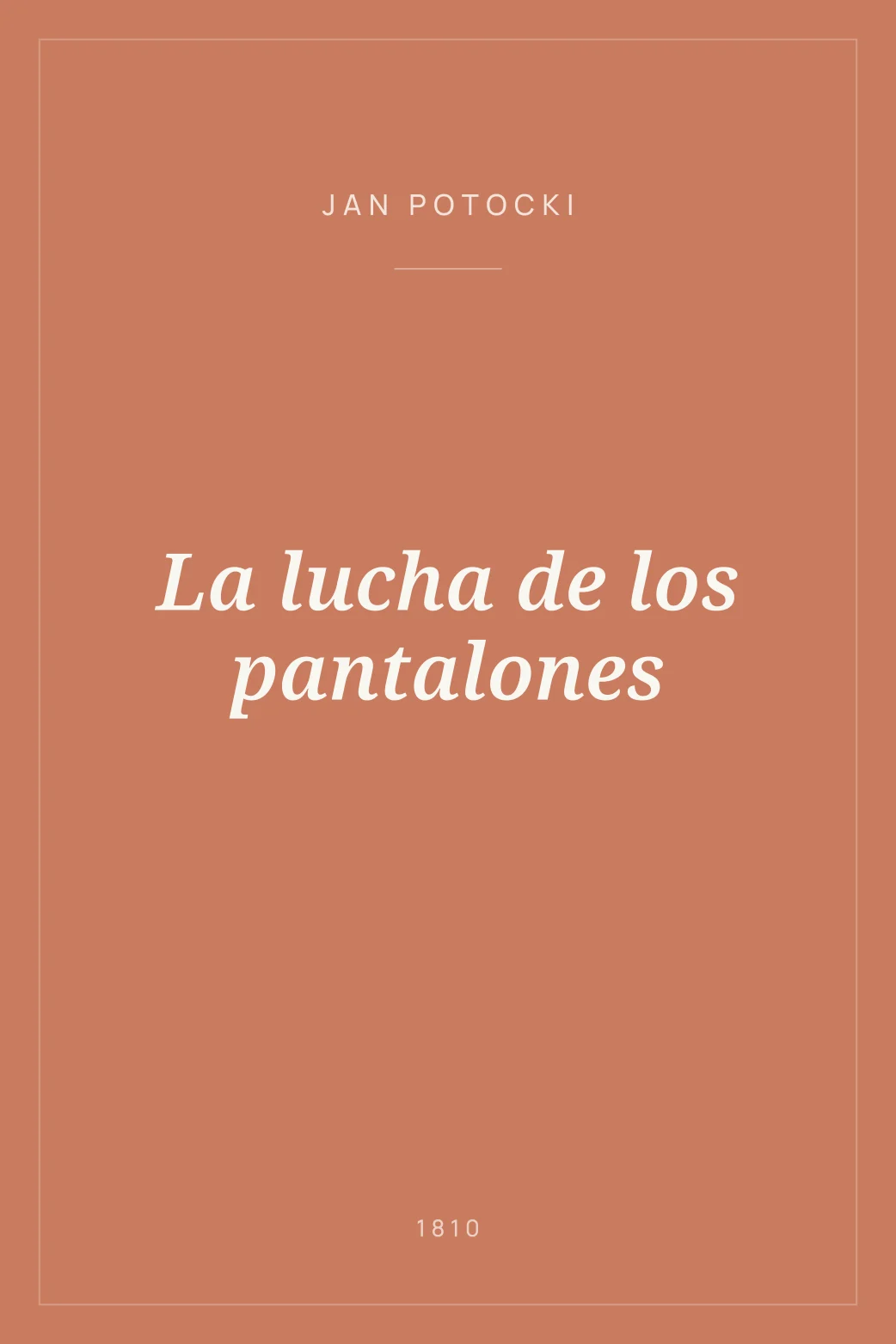 Portada de La lucha de los pantalones
