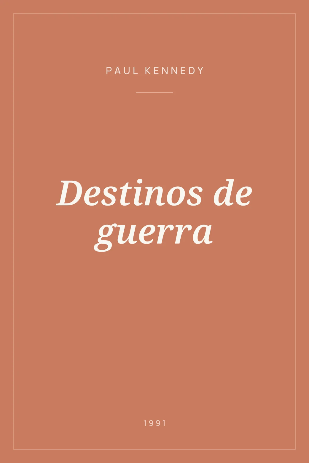 Portada de Destinos de guerra