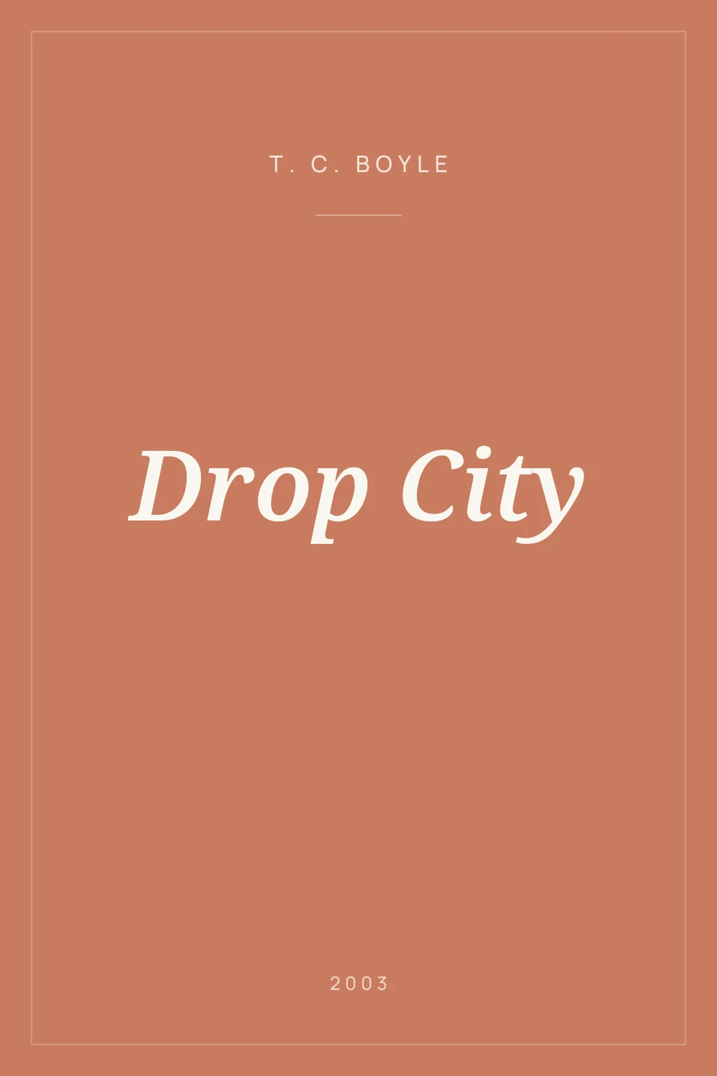 Portada de Drop City