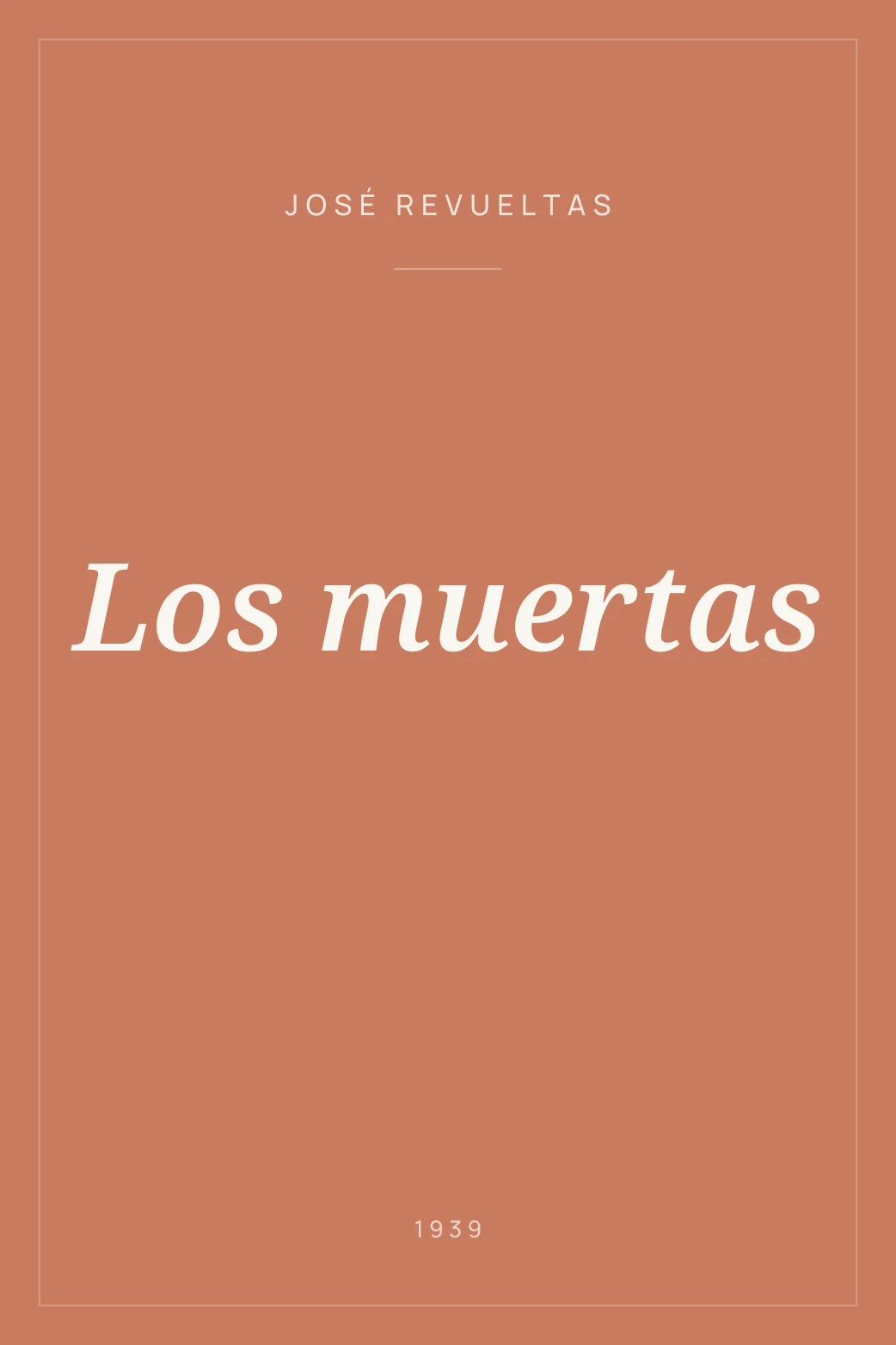 Portada de Los muertas