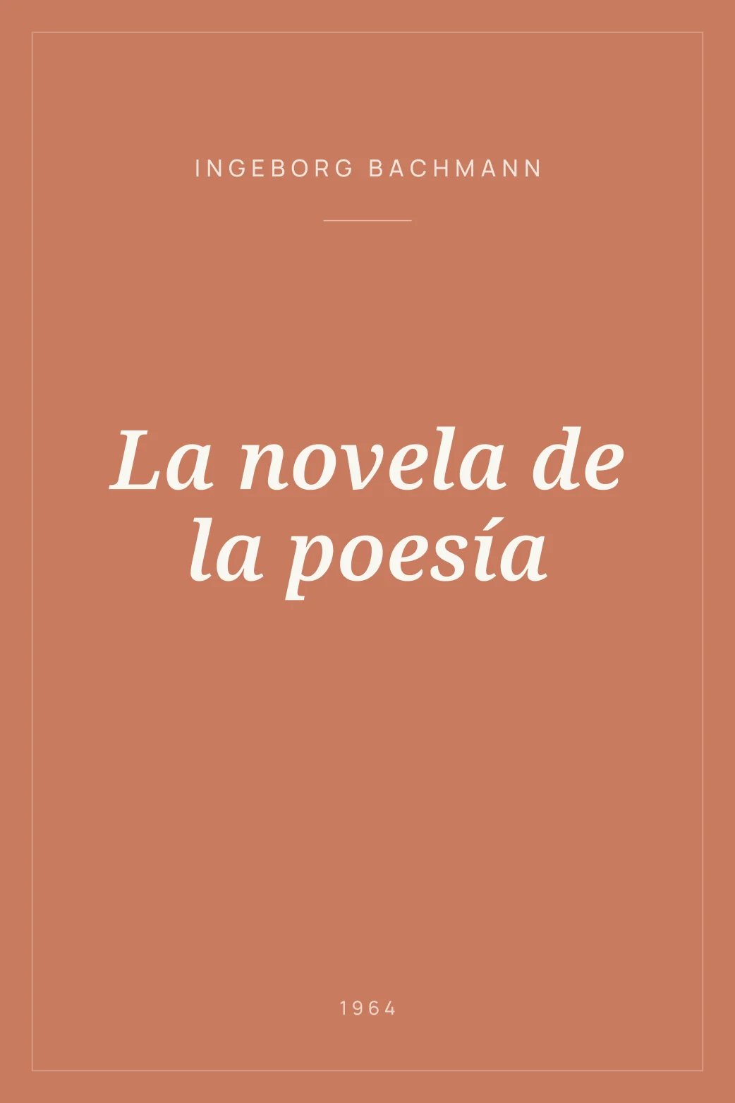 Portada de La novela de la poesía