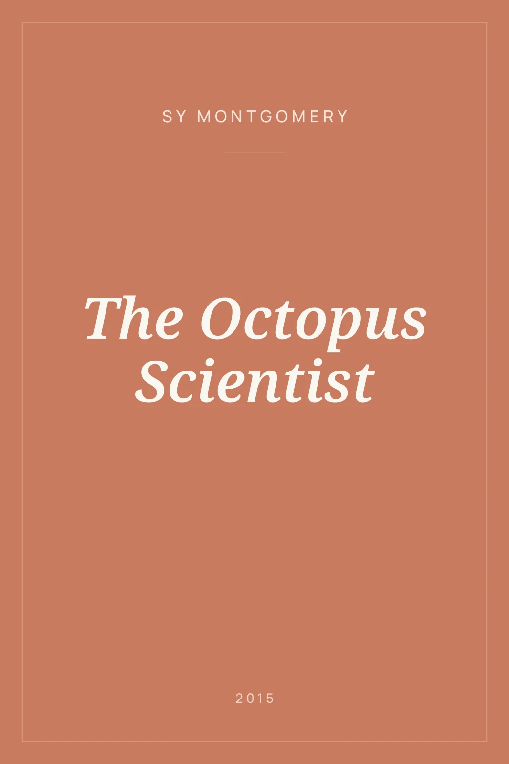 Portada de The Octopus Scientist