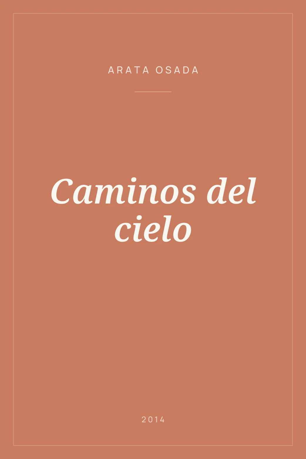 Portada de Caminos del cielo