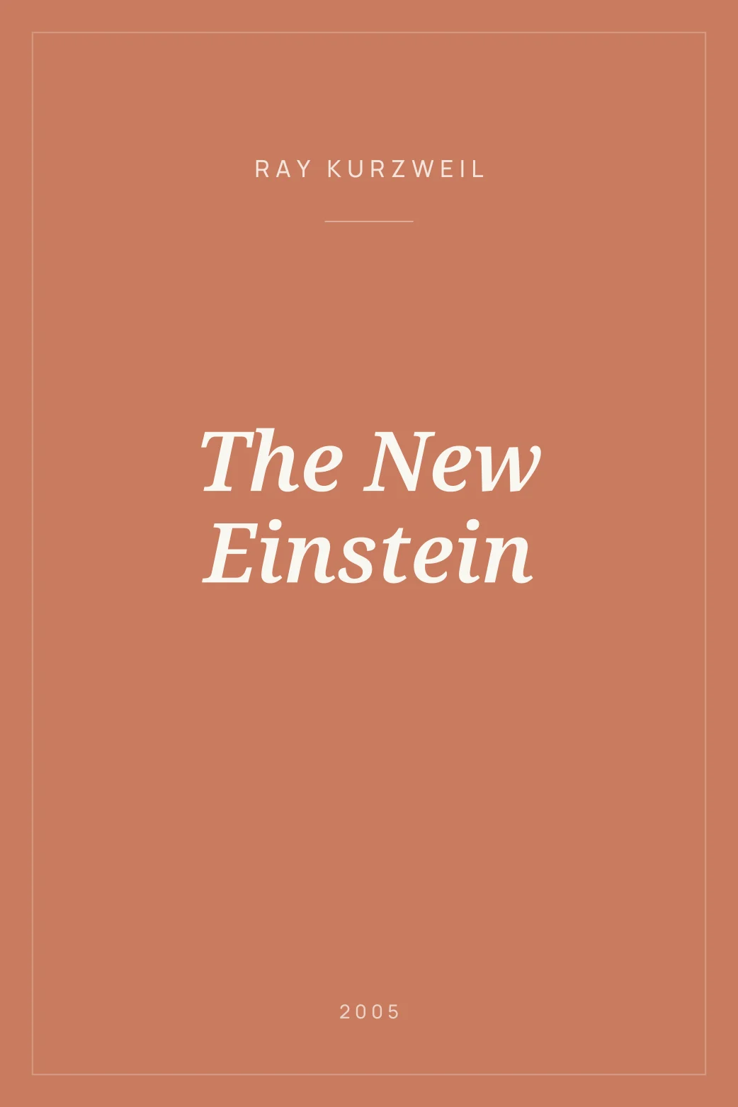 Portada de The New Einstein