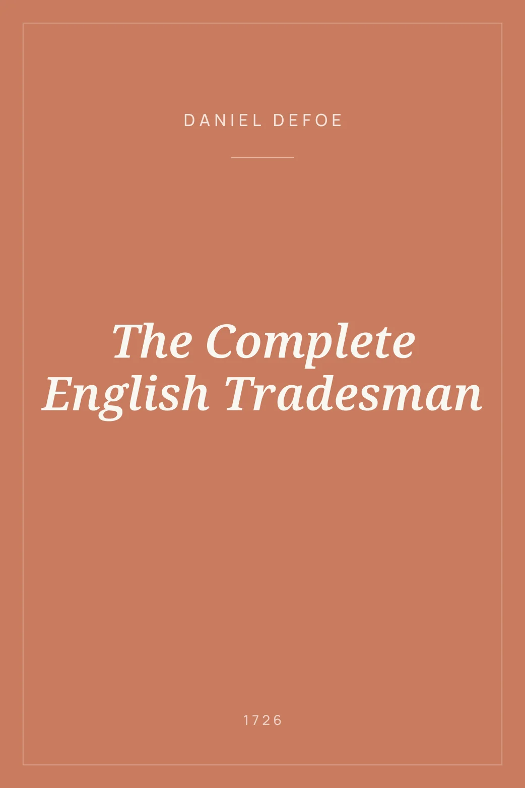 Portada de The Complete English Tradesman