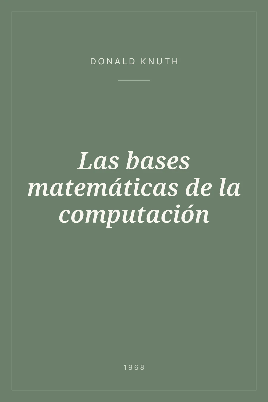 Portada de Las bases matemáticas de la computación