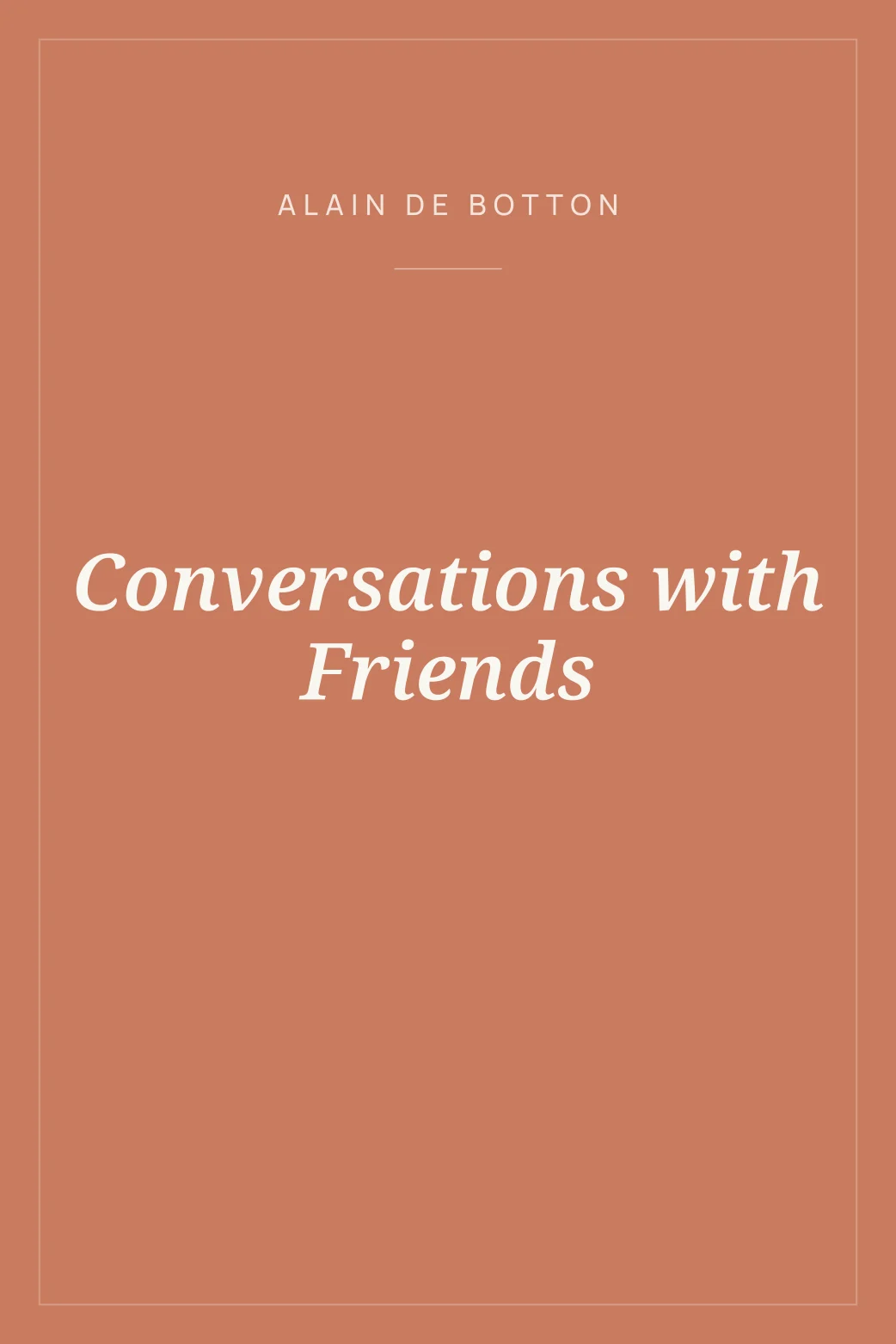 Portada de Conversations with Friends