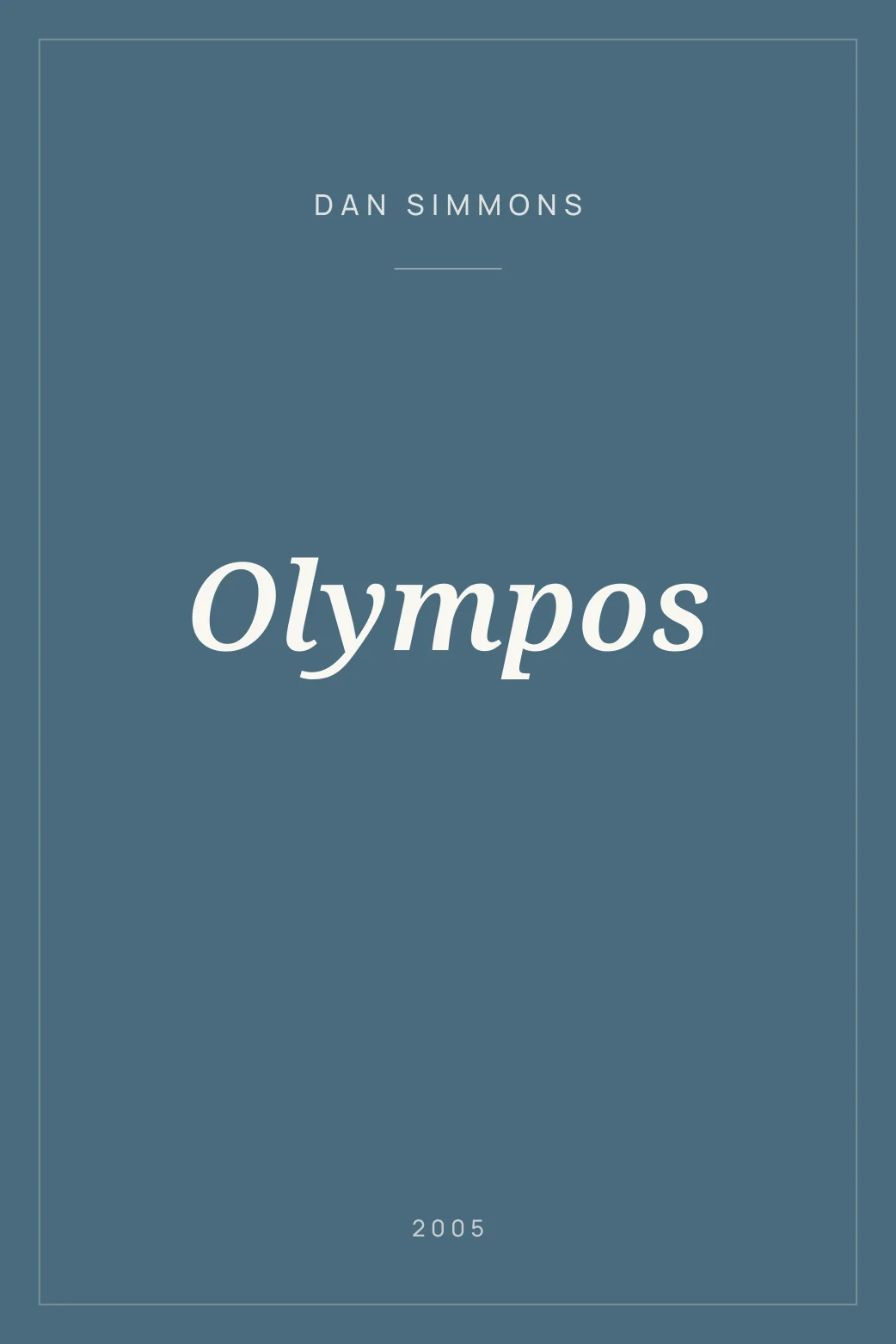 Portada de Olympos