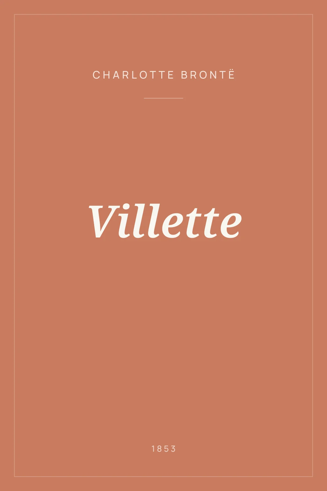 Portada de Villette