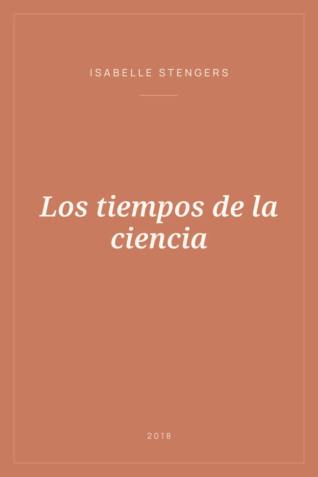 Portada de Los tiempos de la ciencia