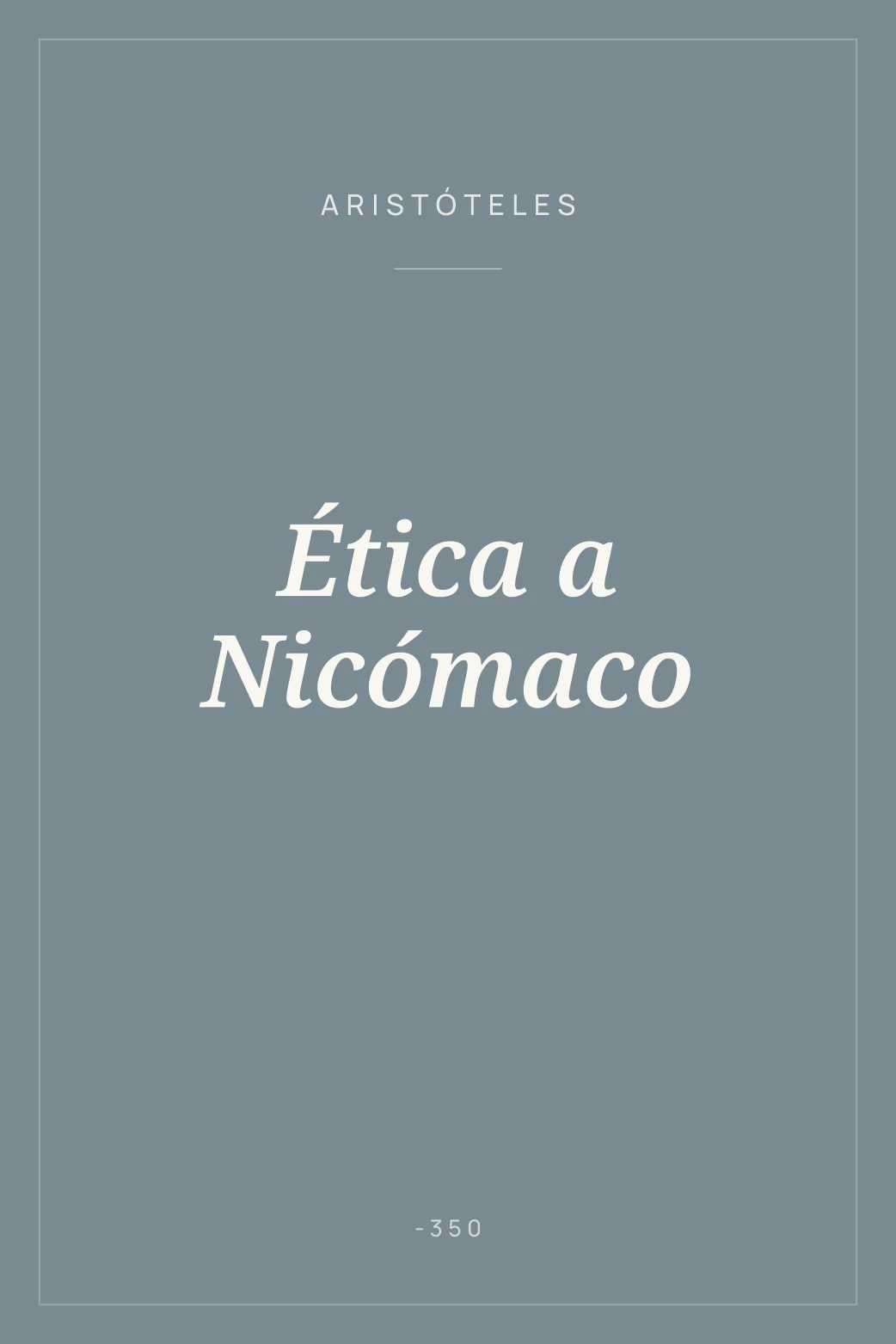 Portada de Ética a Nicómaco