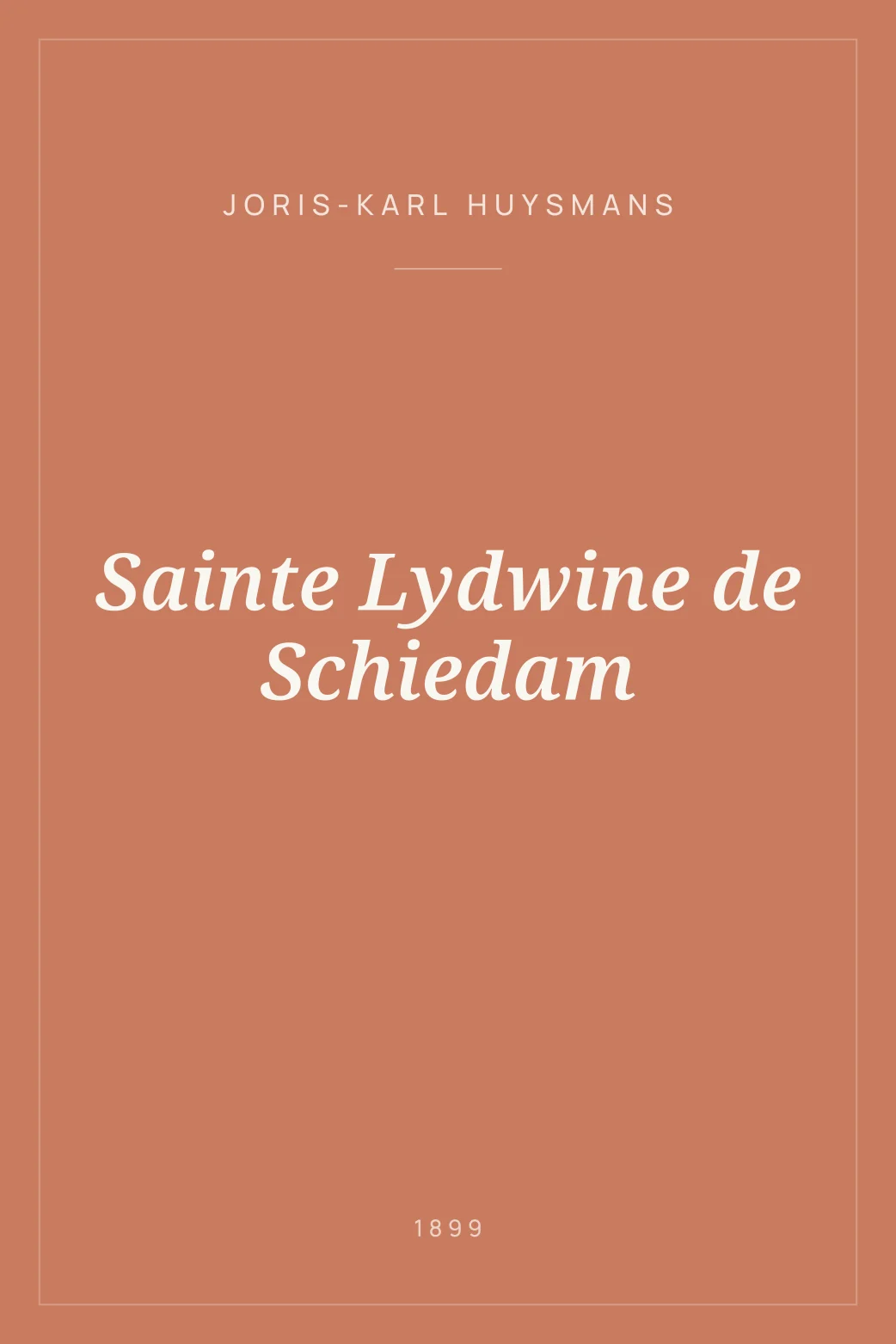 Portada de Sainte Lydwine de Schiedam
