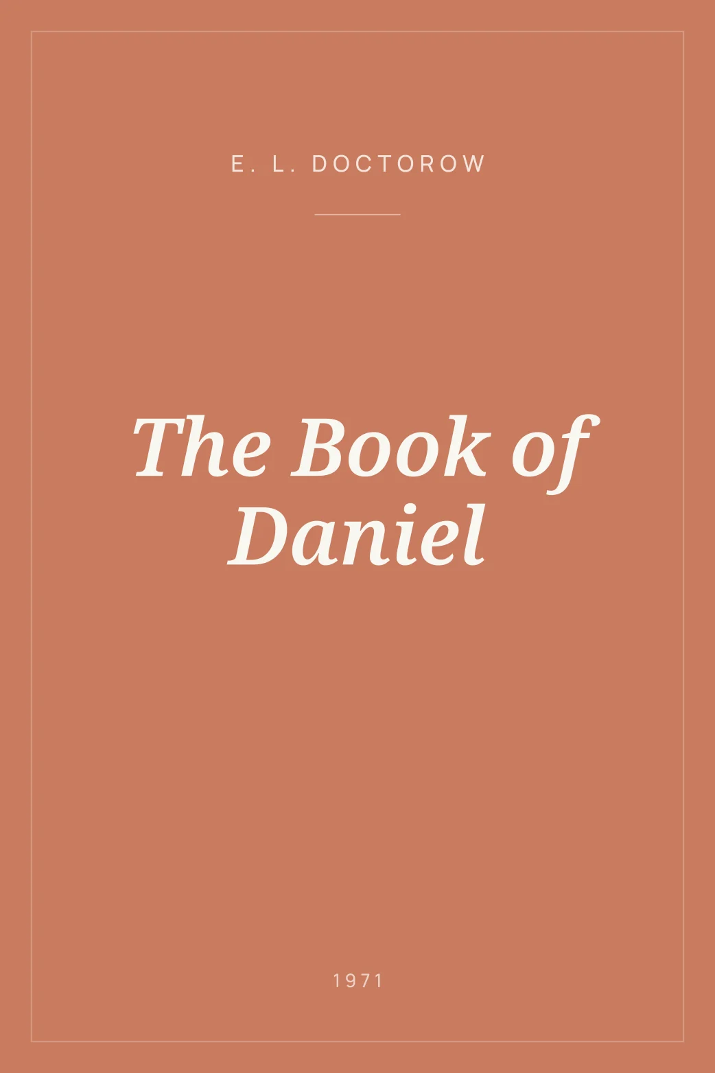 Portada de The Book of Daniel