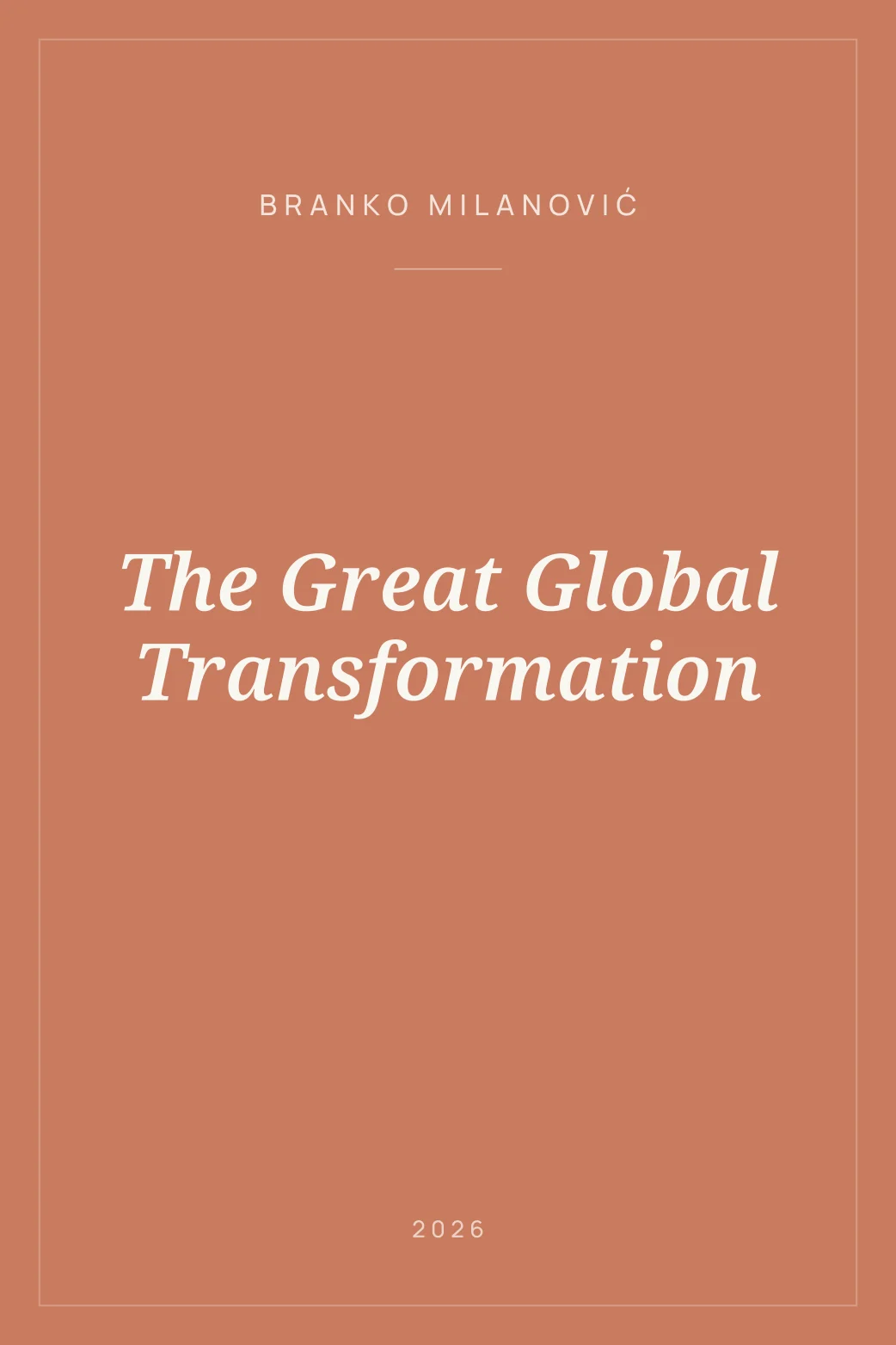 Portada de The Great Global Transformation