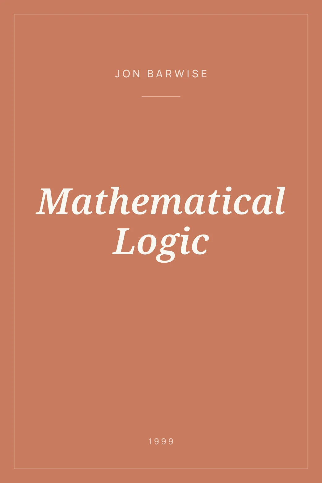 Portada de Mathematical Logic