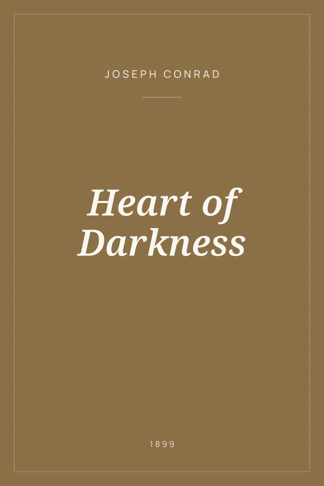 Portada de Heart of Darkness