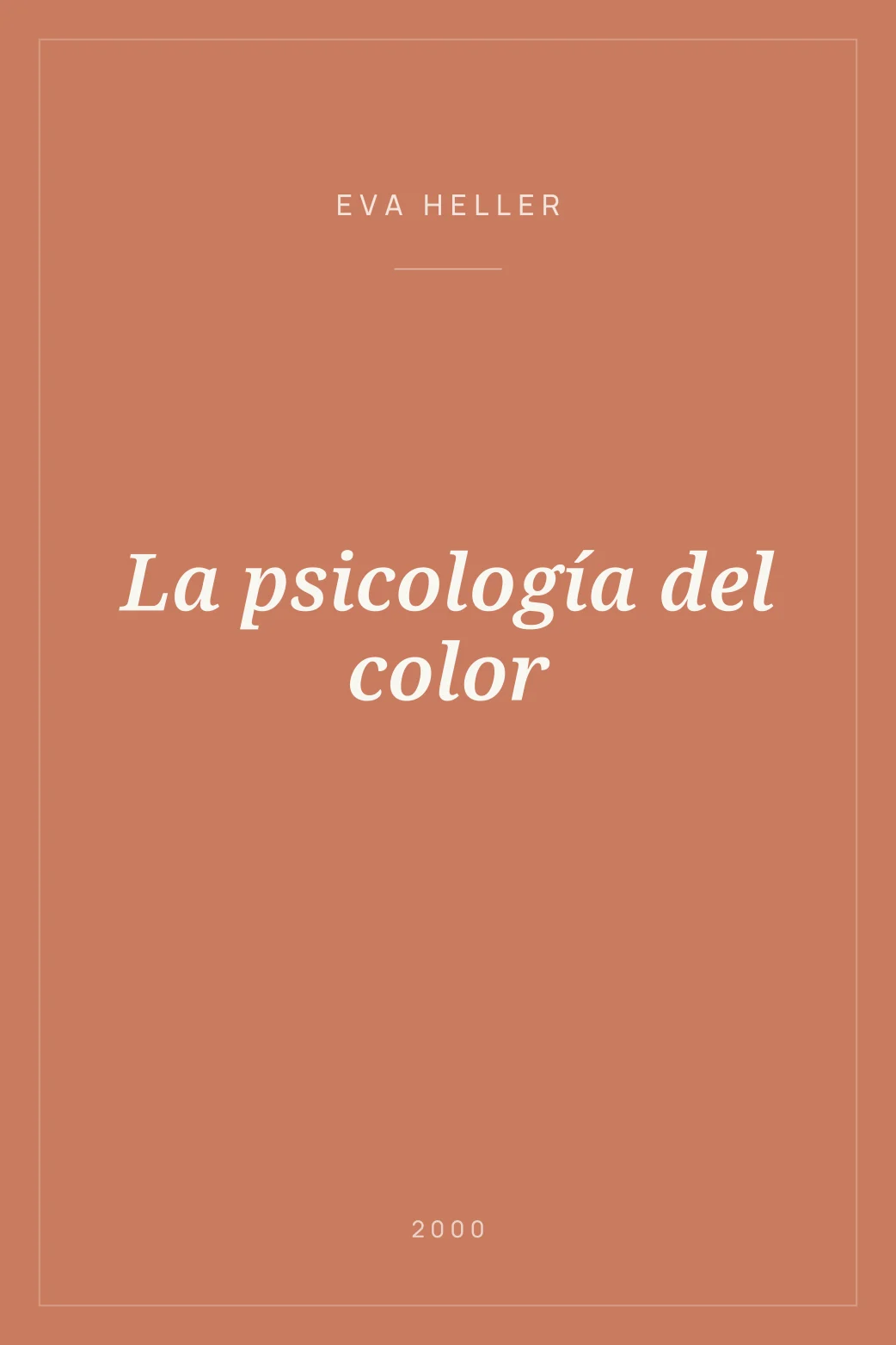 Portada de La psicología del color