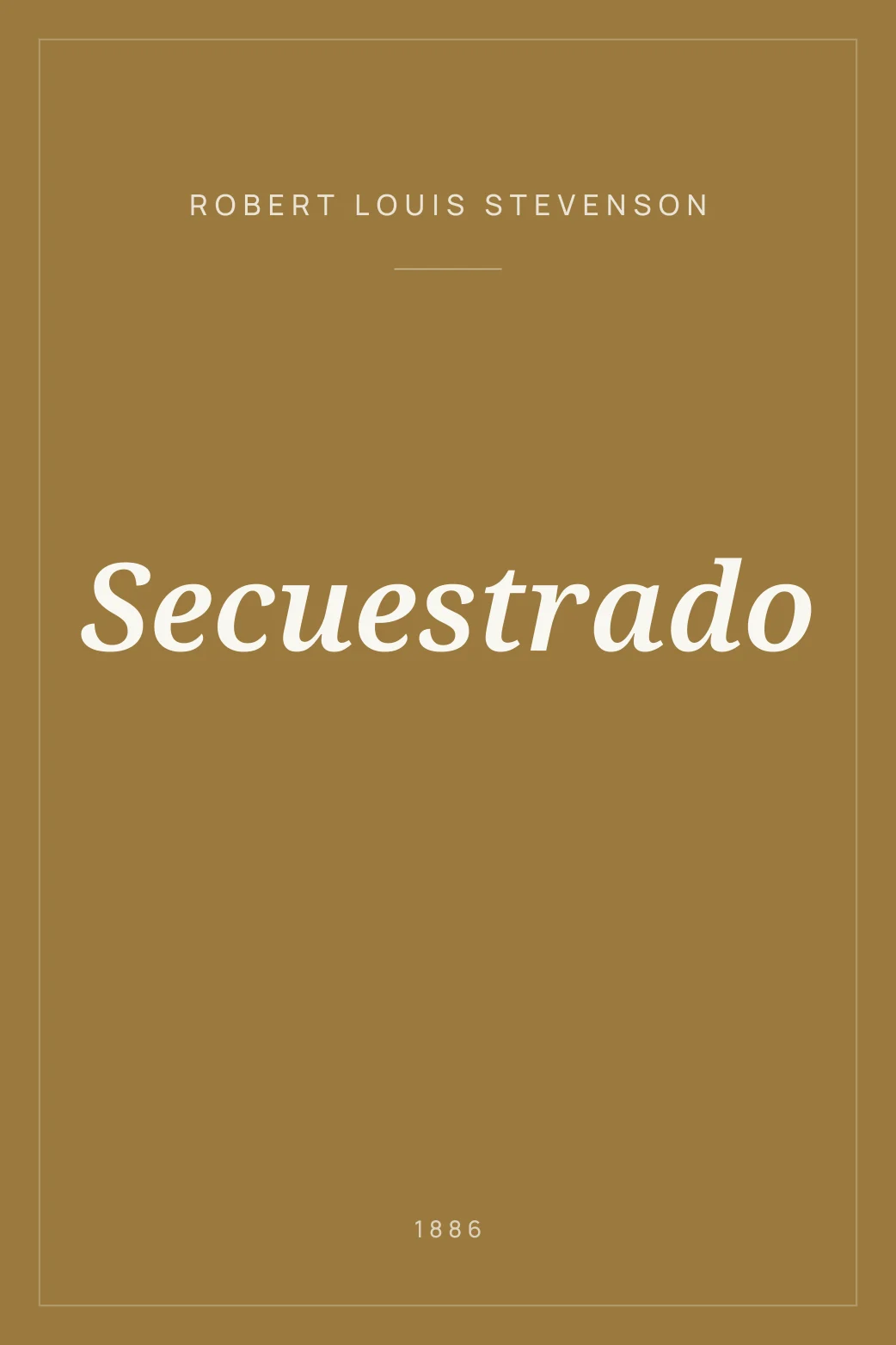 Portada de Secuestrado
