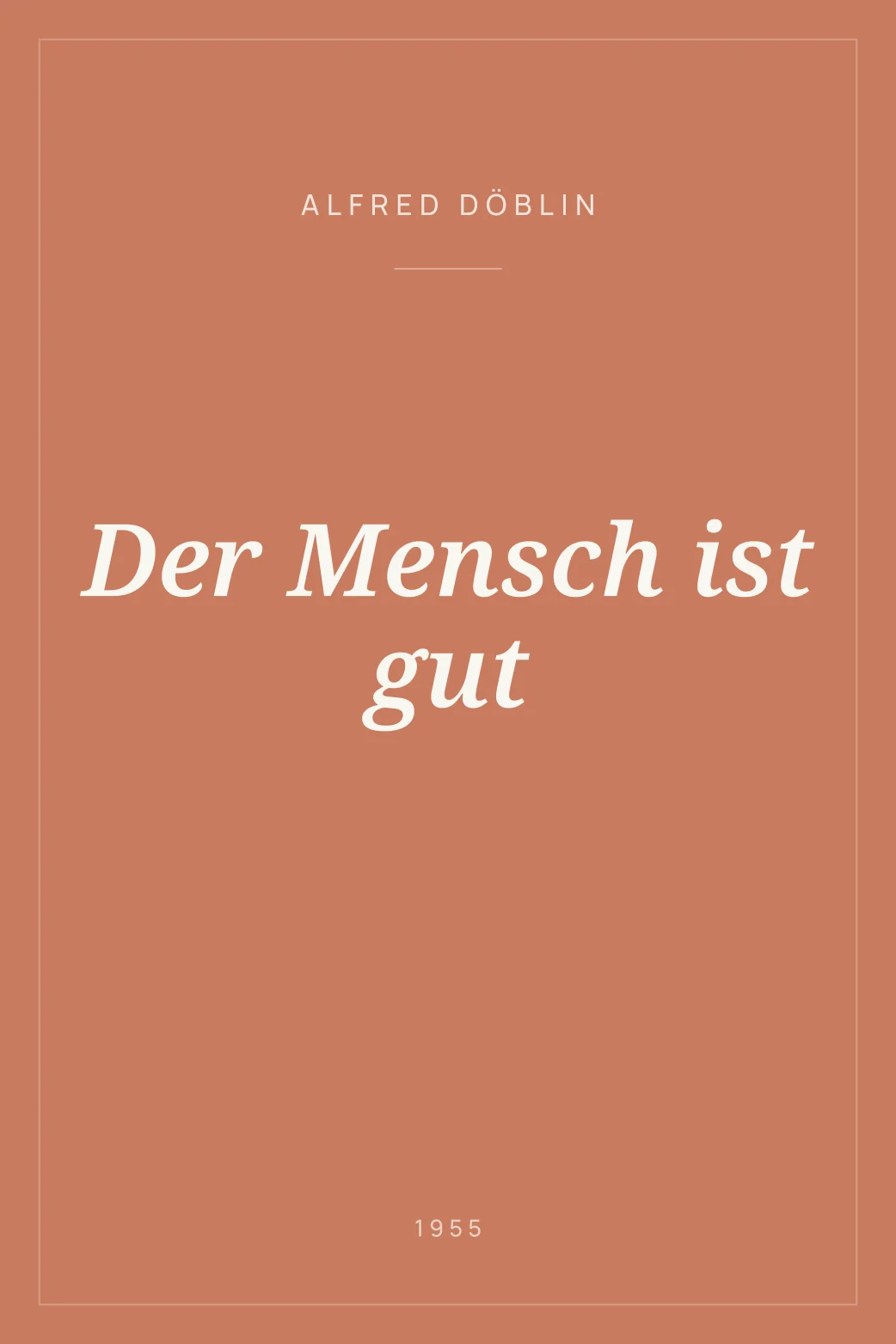 Portada de Der Mensch ist gut
