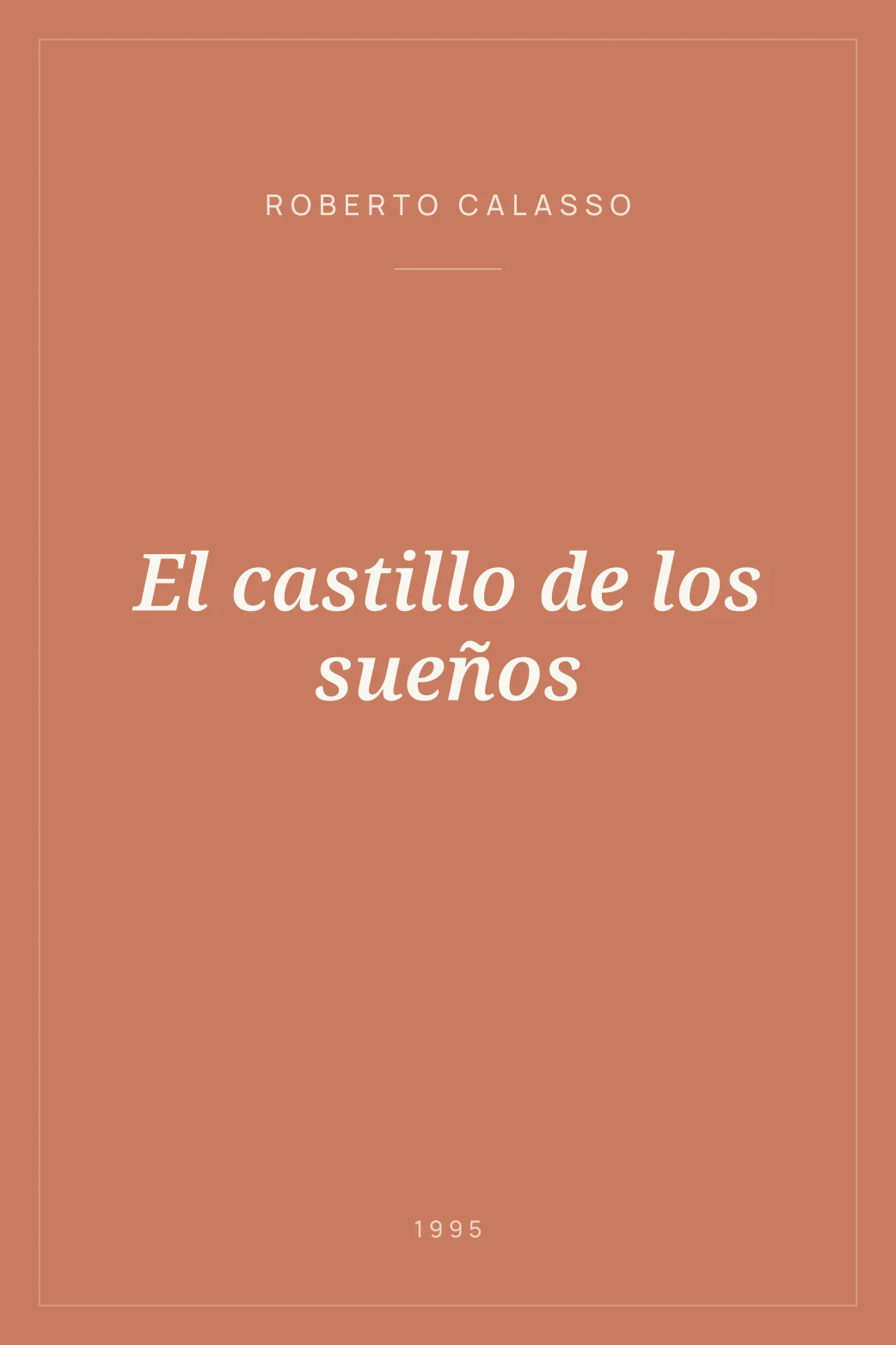 Portada de El castillo de los sueños