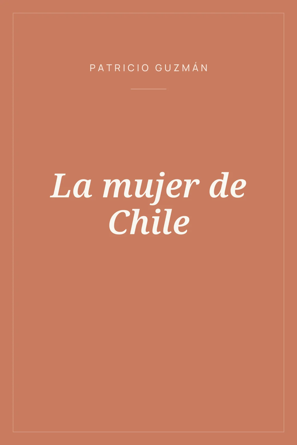 Portada de La mujer de Chile