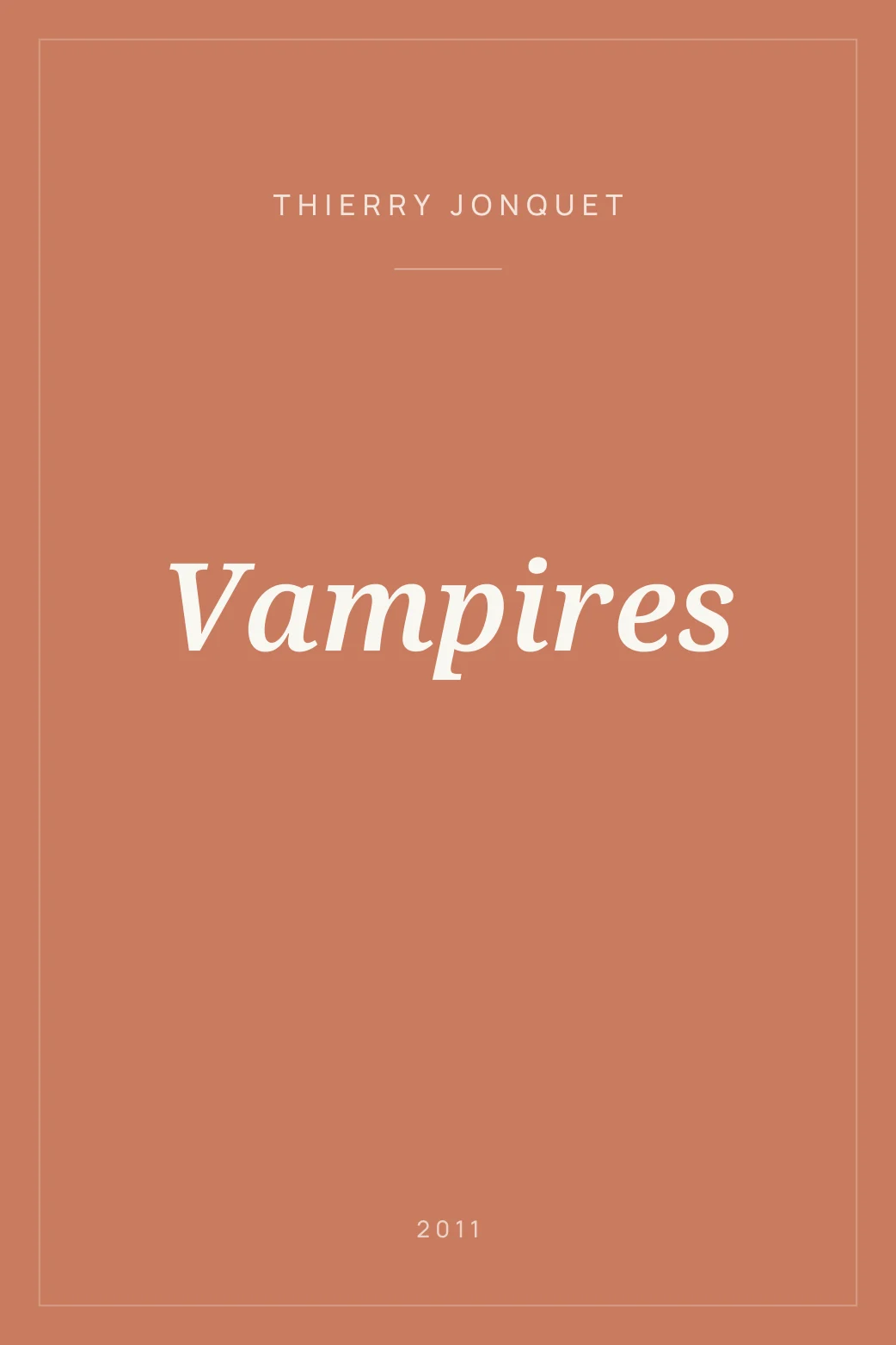 Portada de Vampires