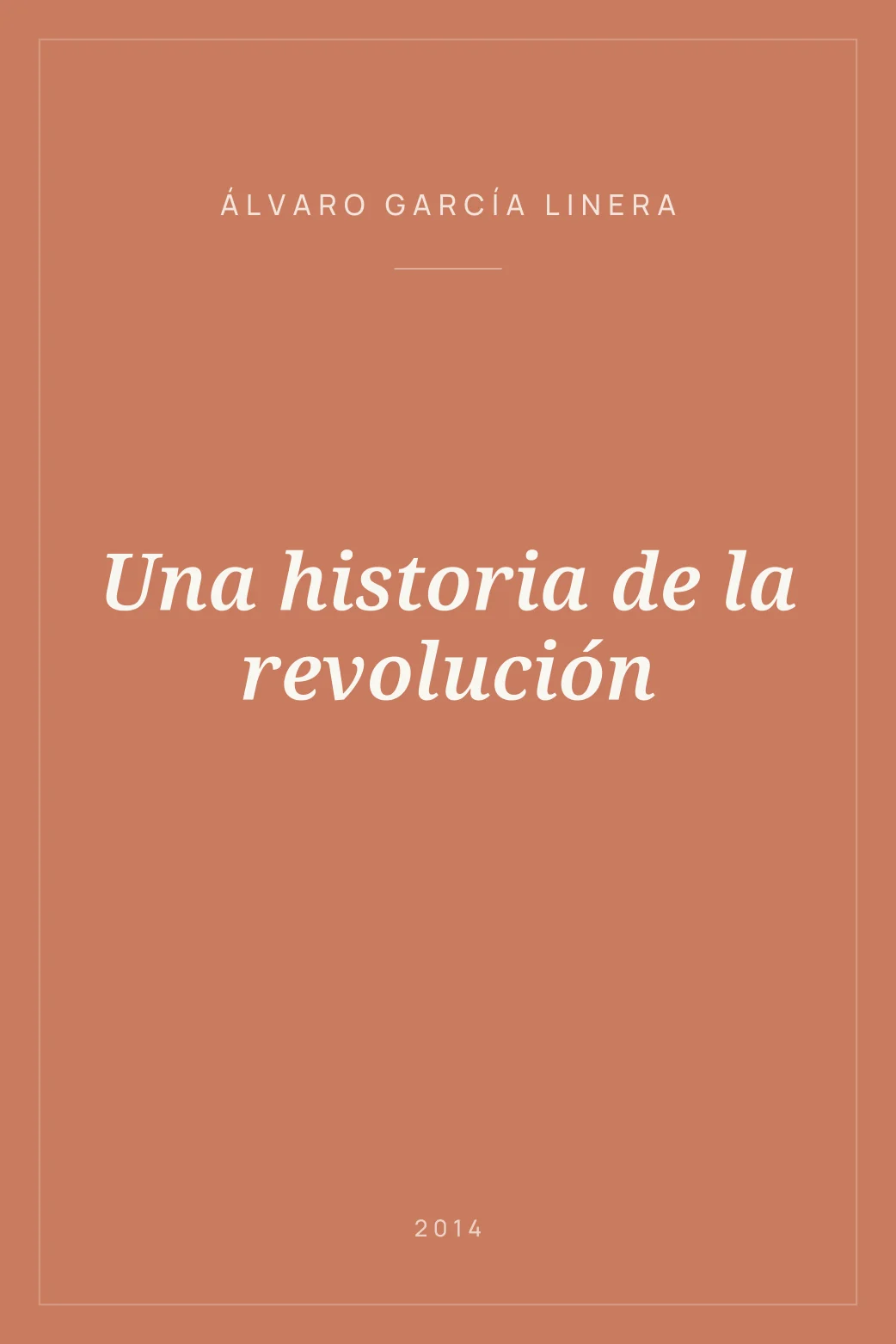 Portada de Una historia de la revolución