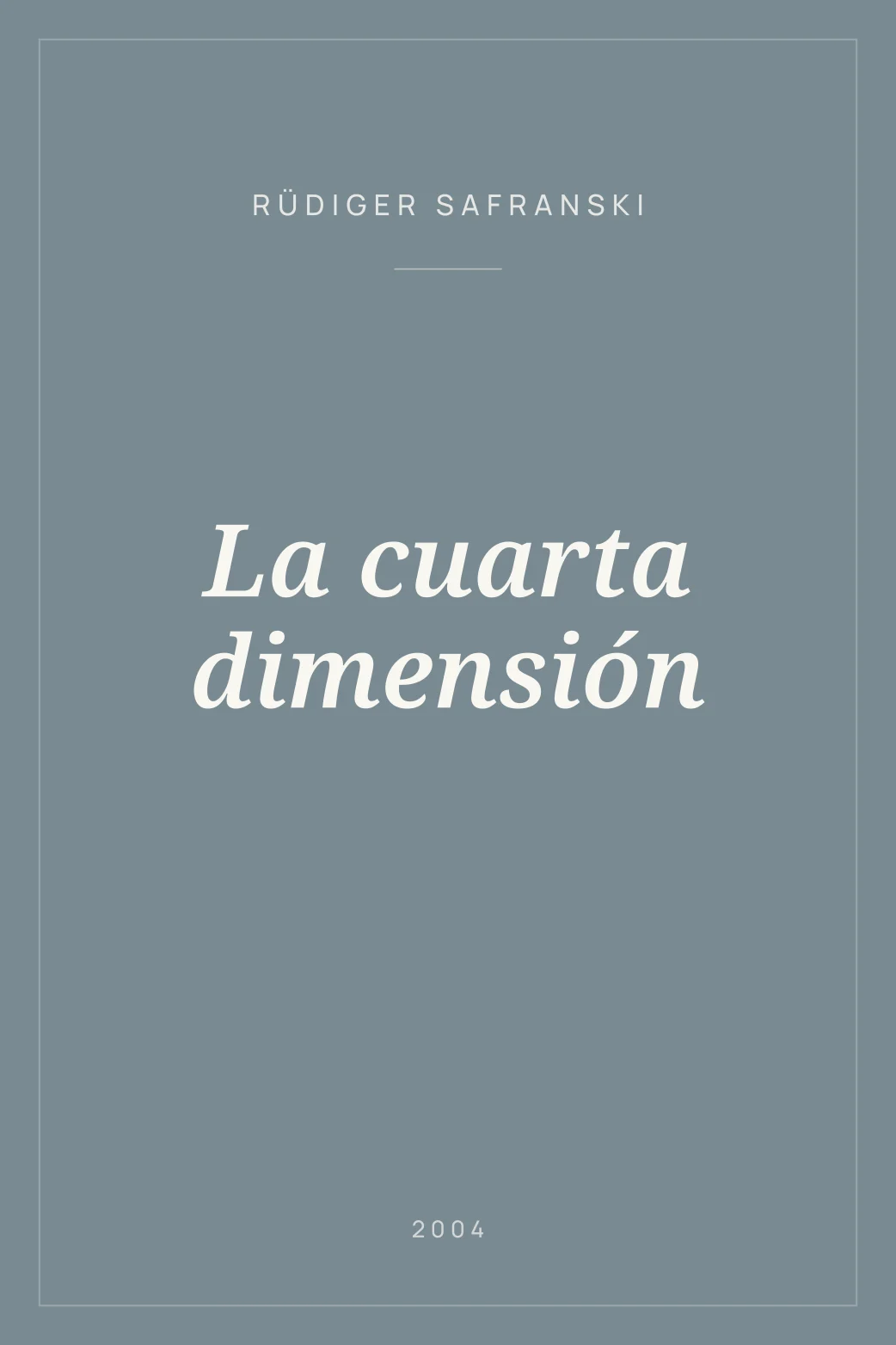 Portada de La cuarta dimensión