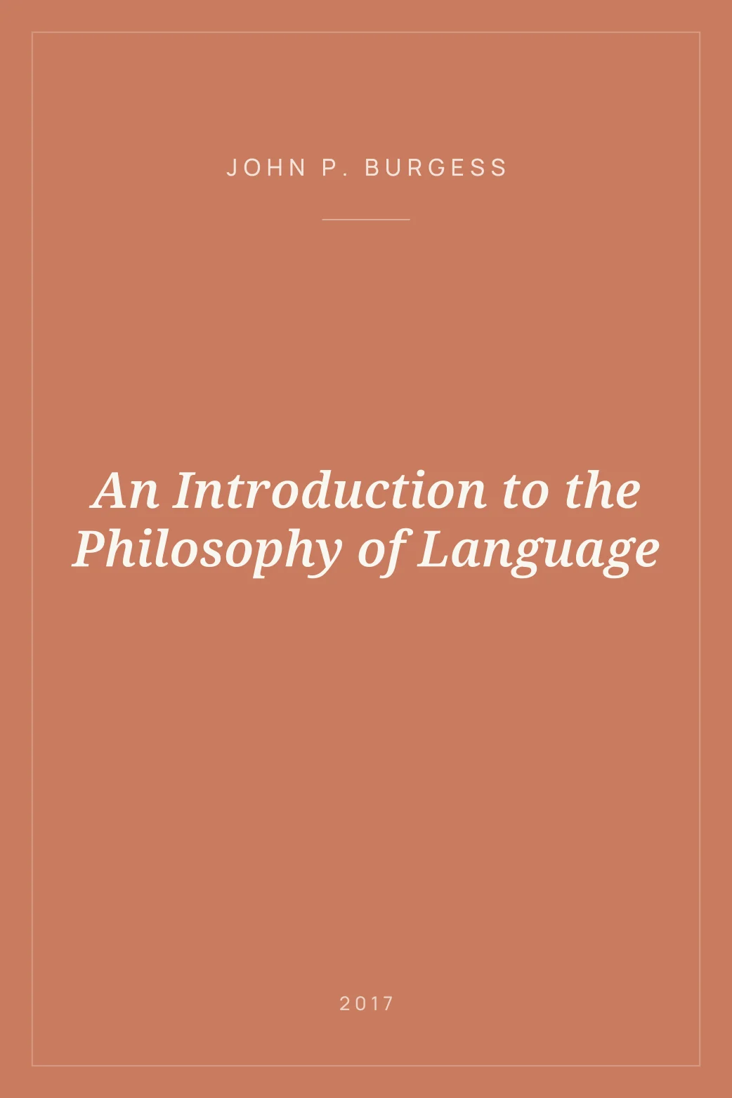Portada de An Introduction to the Philosophy of Language