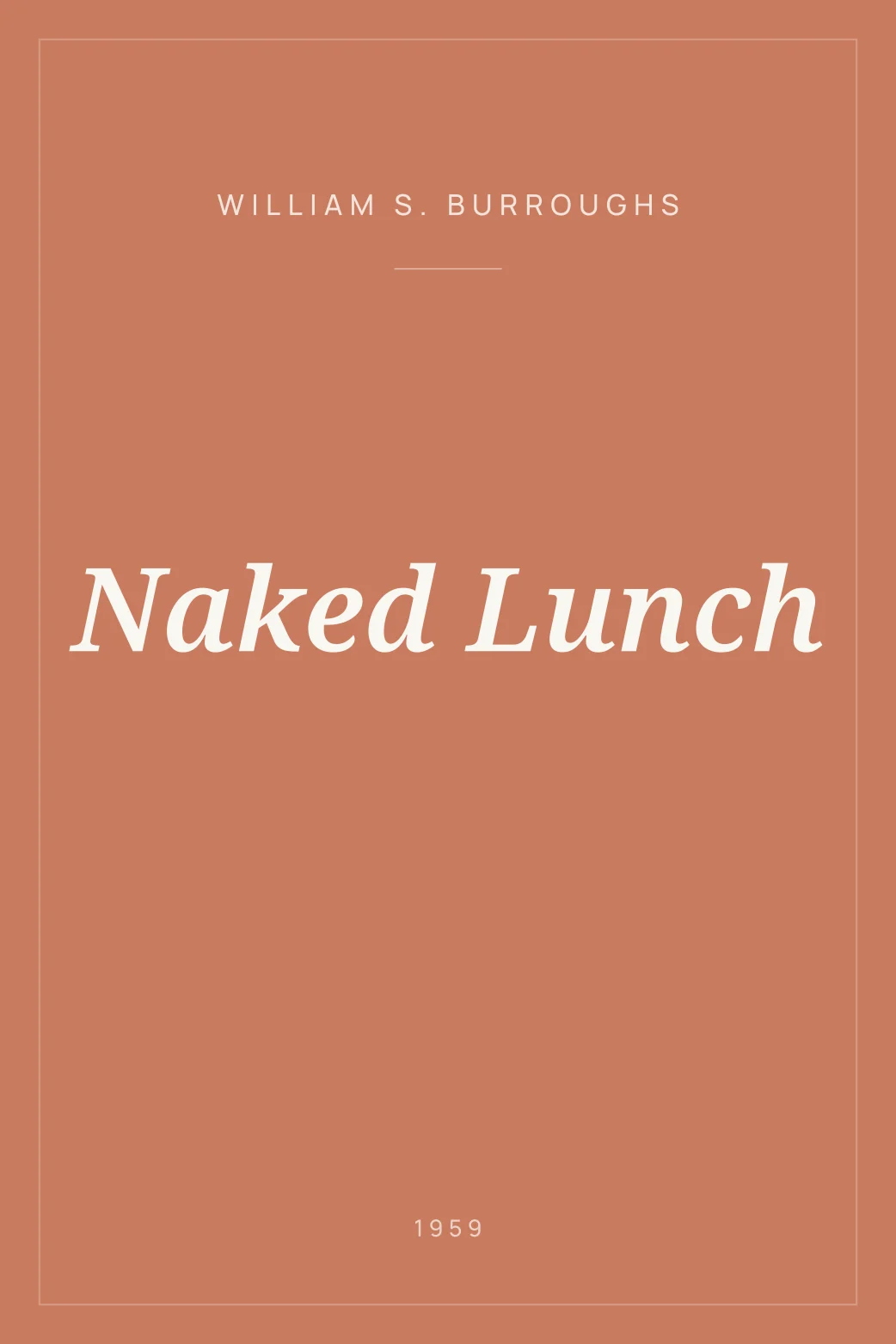 Portada de Naked Lunch