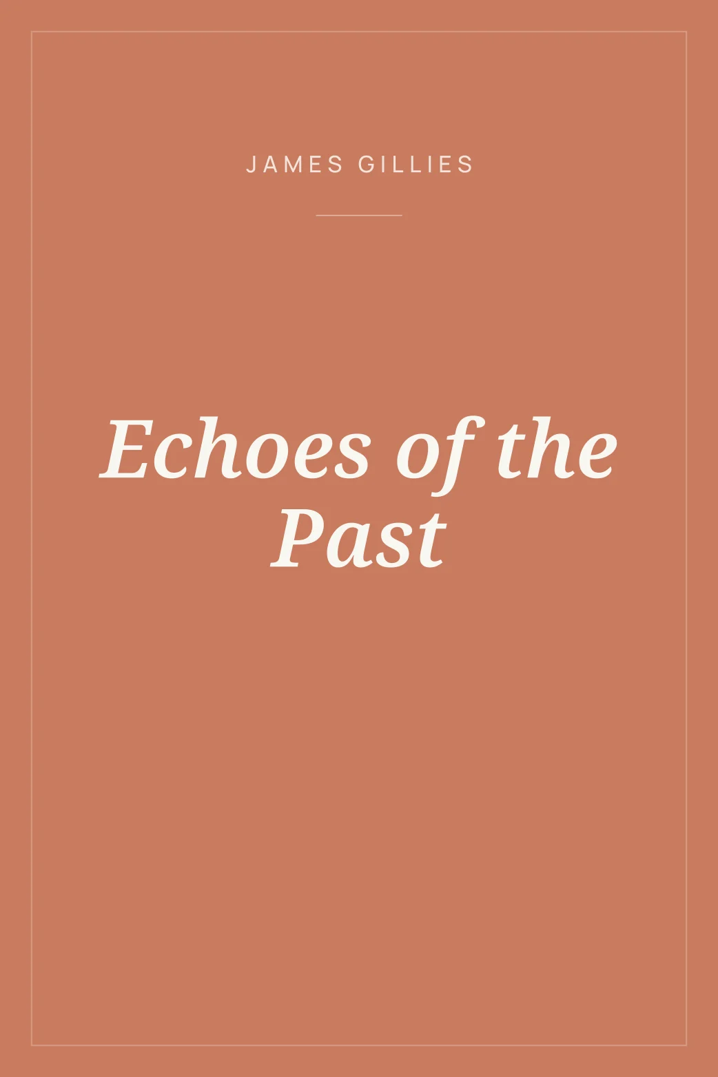 Portada de Echoes of the Past