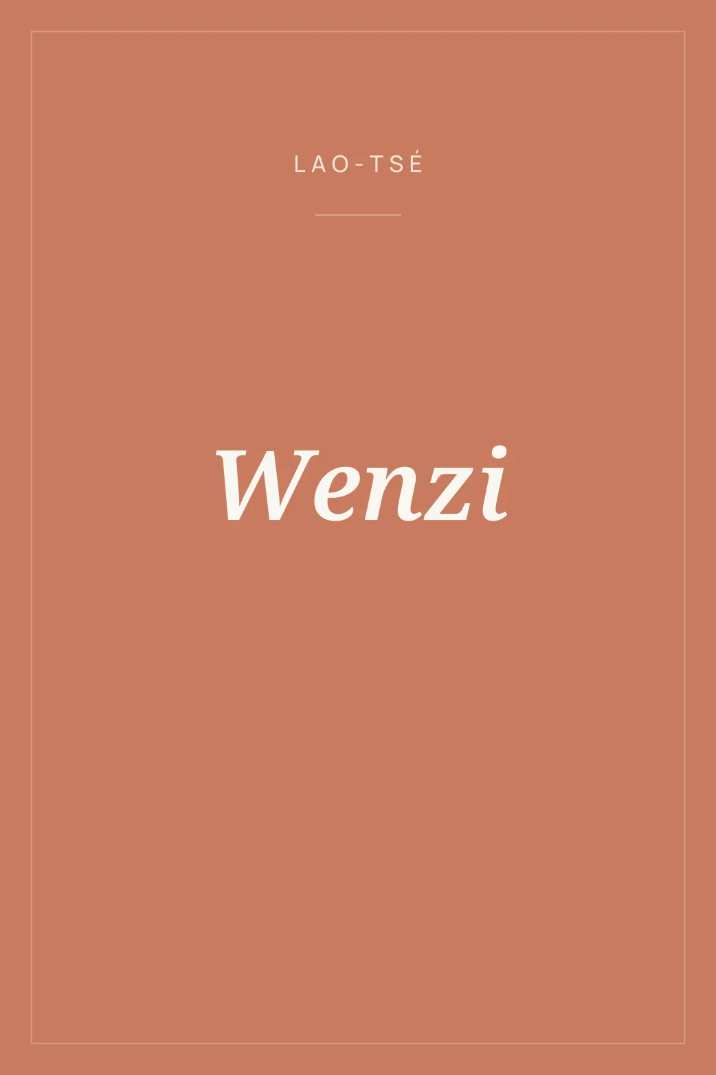 Portada de Wenzi