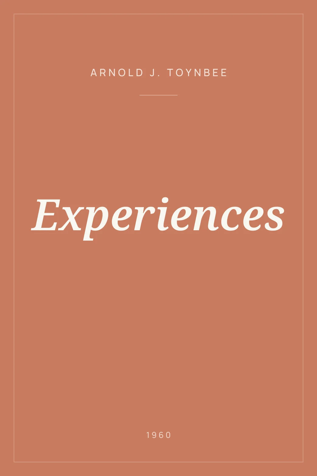 Portada de Experiences