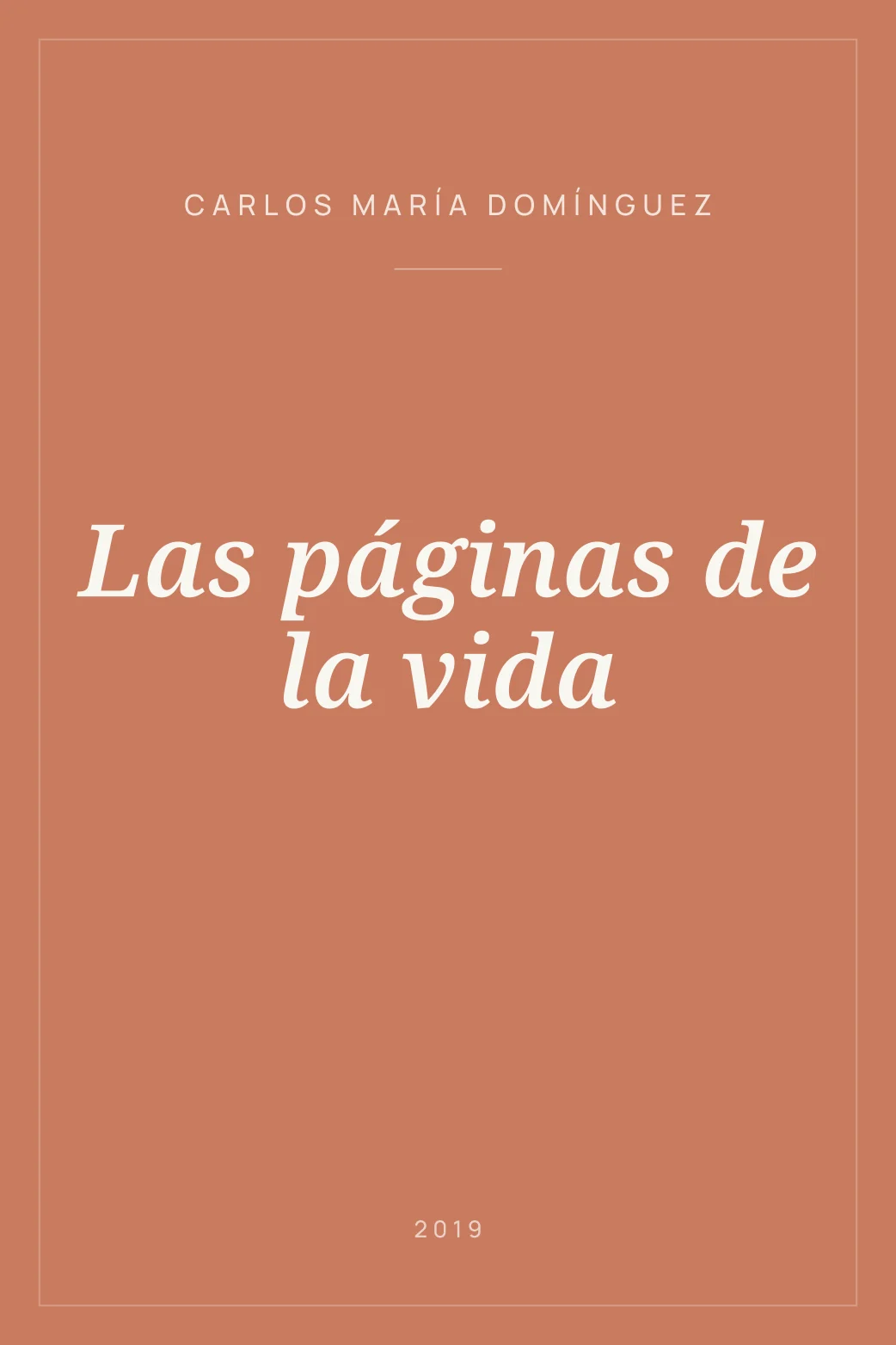 Portada de Las páginas de la vida