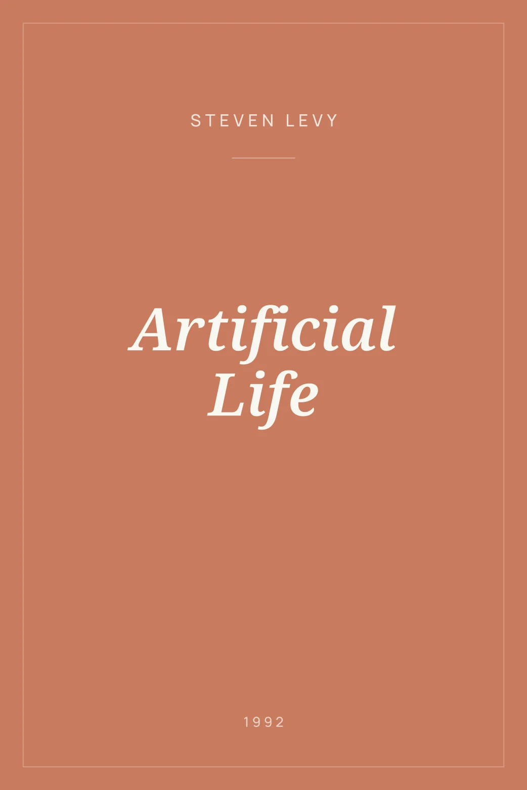Portada de Artificial Life