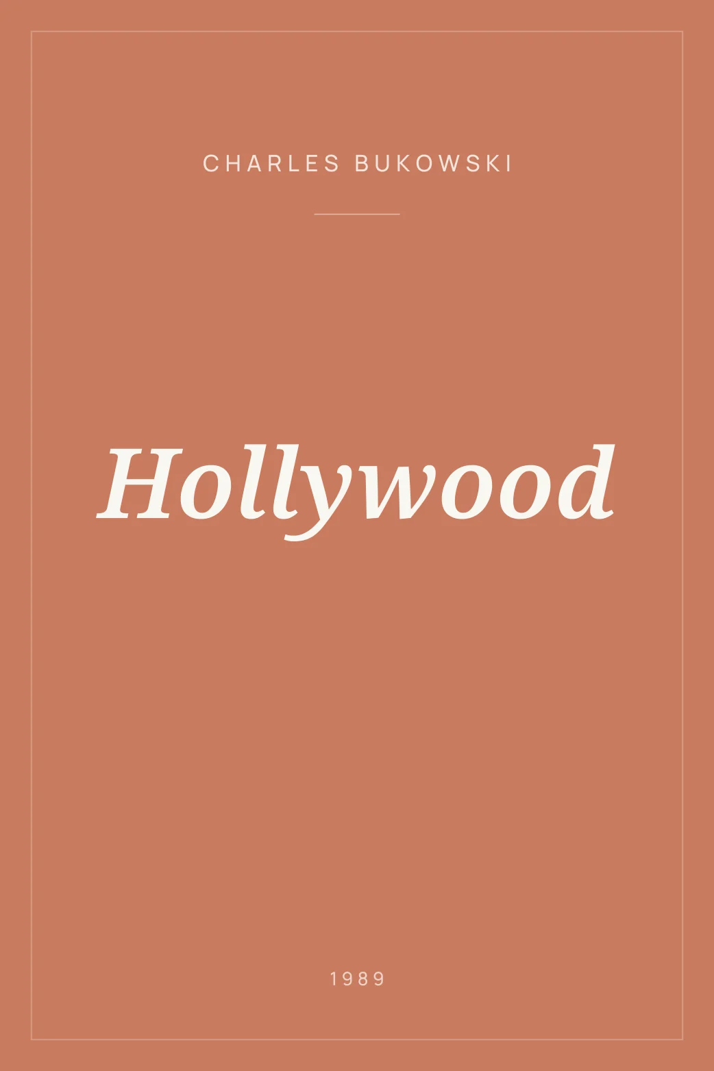Portada de Hollywood
