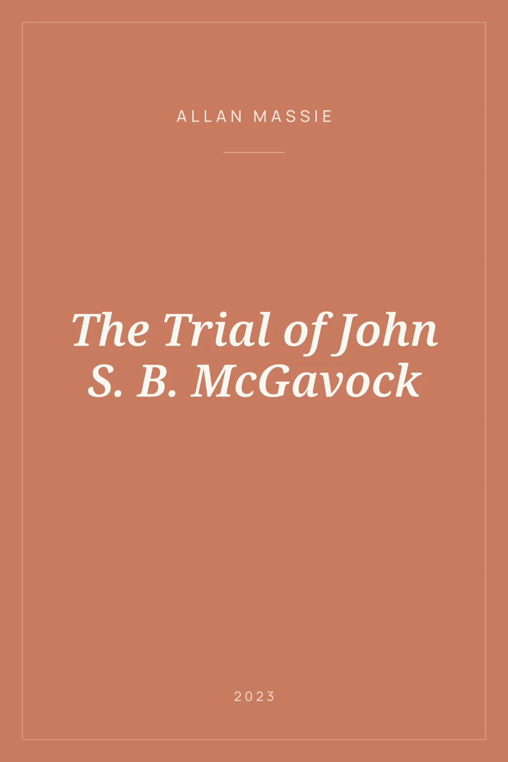 Portada de The Trial of John S. B. McGavock