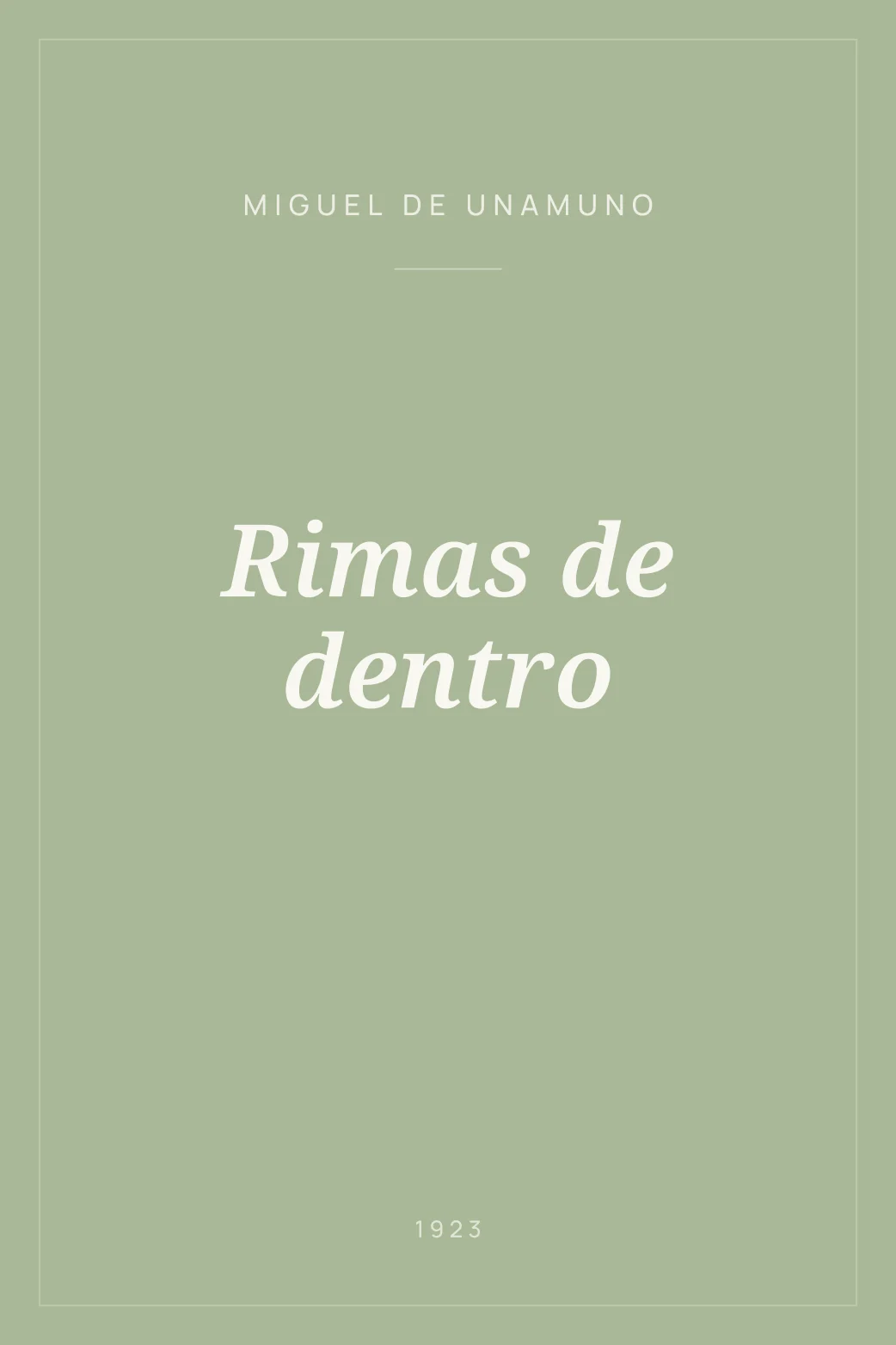 Portada de Rimas de dentro